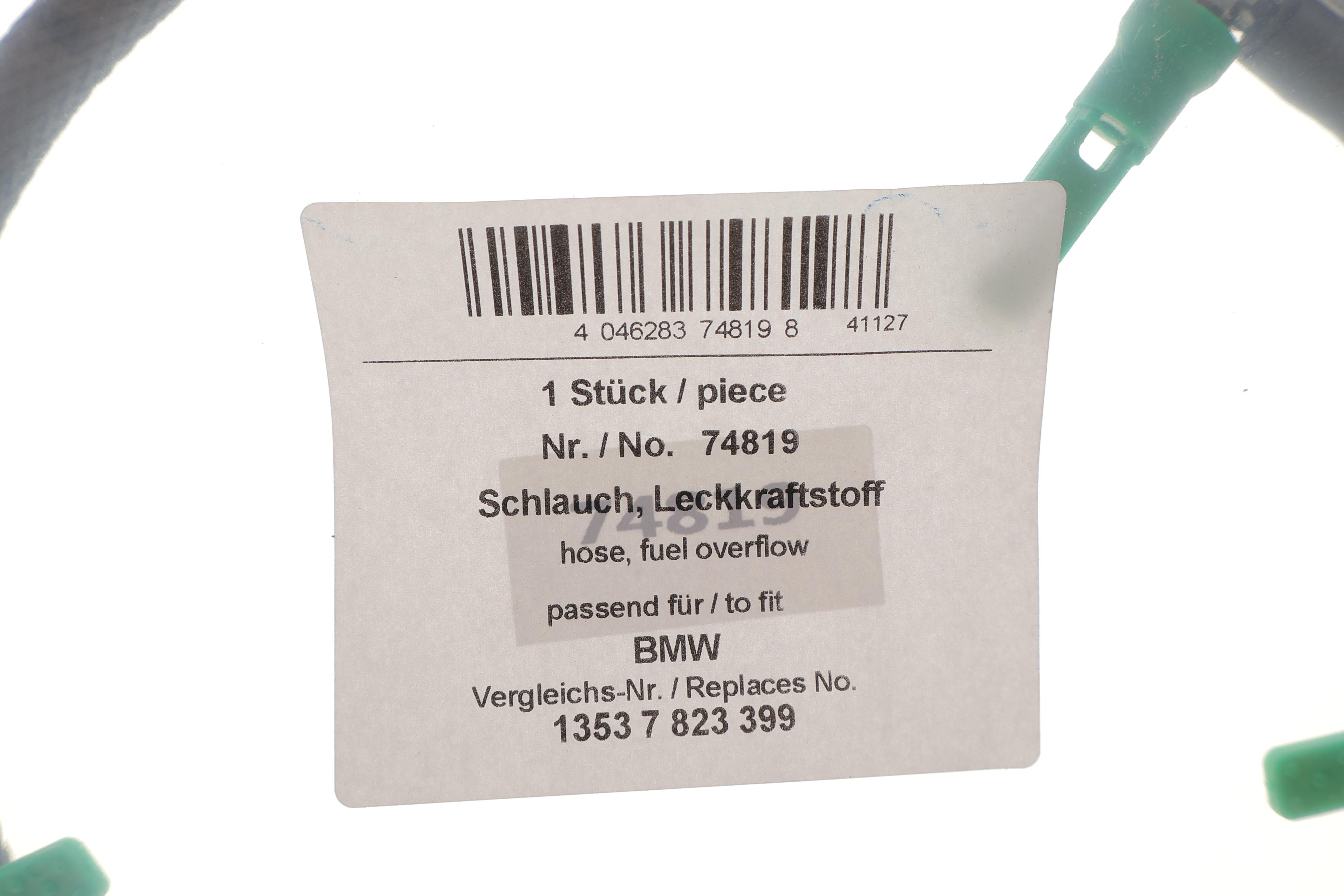 Шланг зливний BMW 3 (E90/F30/F80)/5 (F10)/X5 (E70/F15/F85) 06-18 N57 D30