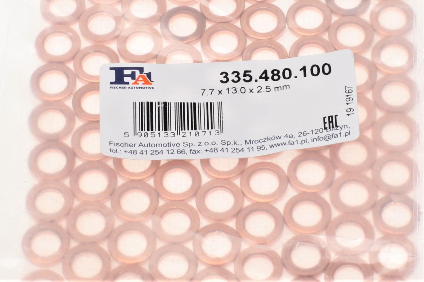 Шайба під форсунку VW Crafter/T4/T5 2.5TDI (7.7x13x2.5) (к-кт 100шт)