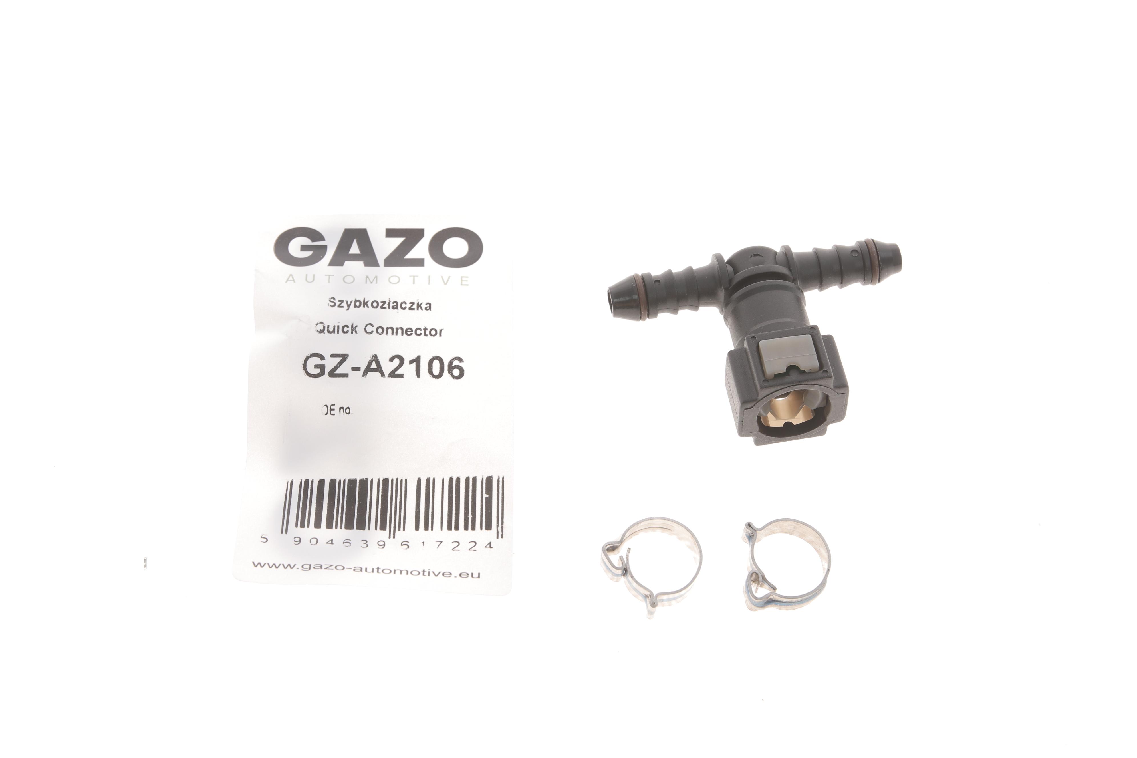 Штуцер шланга зливу Т-подібний (гума/поліамід)