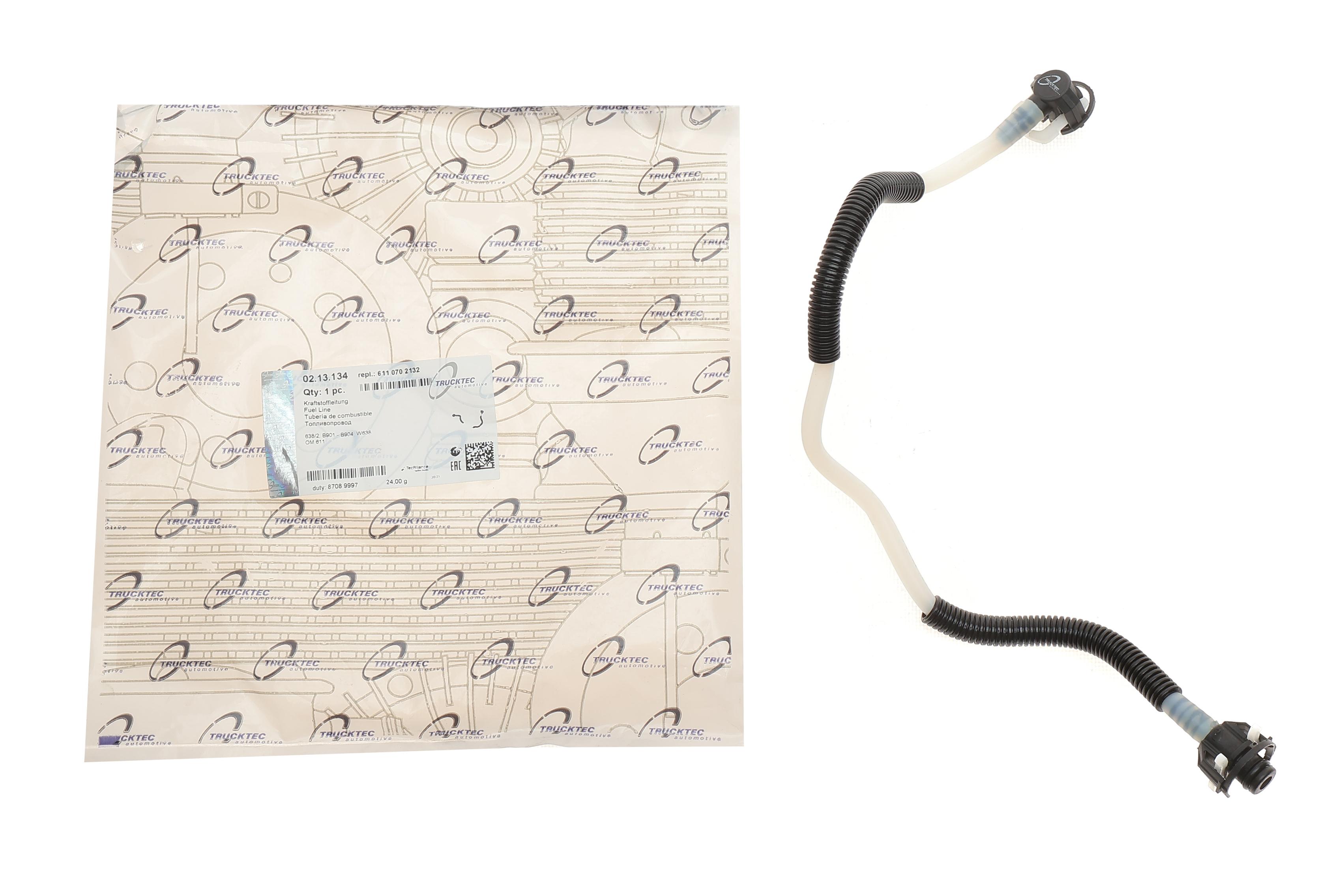 Трубка паливна MB Sprinter CDI (ПНВТ - до ключ. клапану)