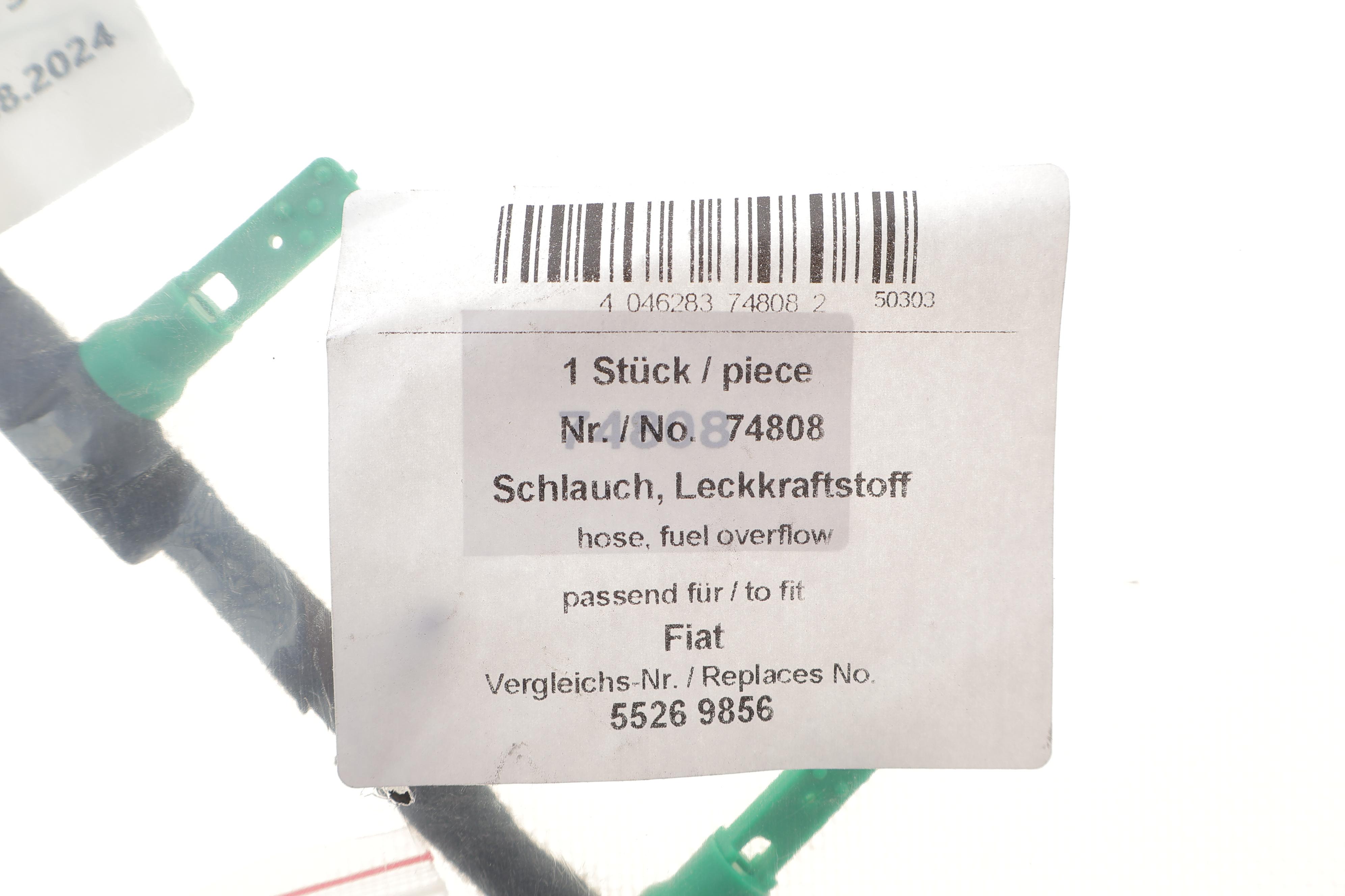 Шланг зливний Fiat Doblo 1.6D/2.0D 10-/Opel Astra H 1.9 CDTi 04-10