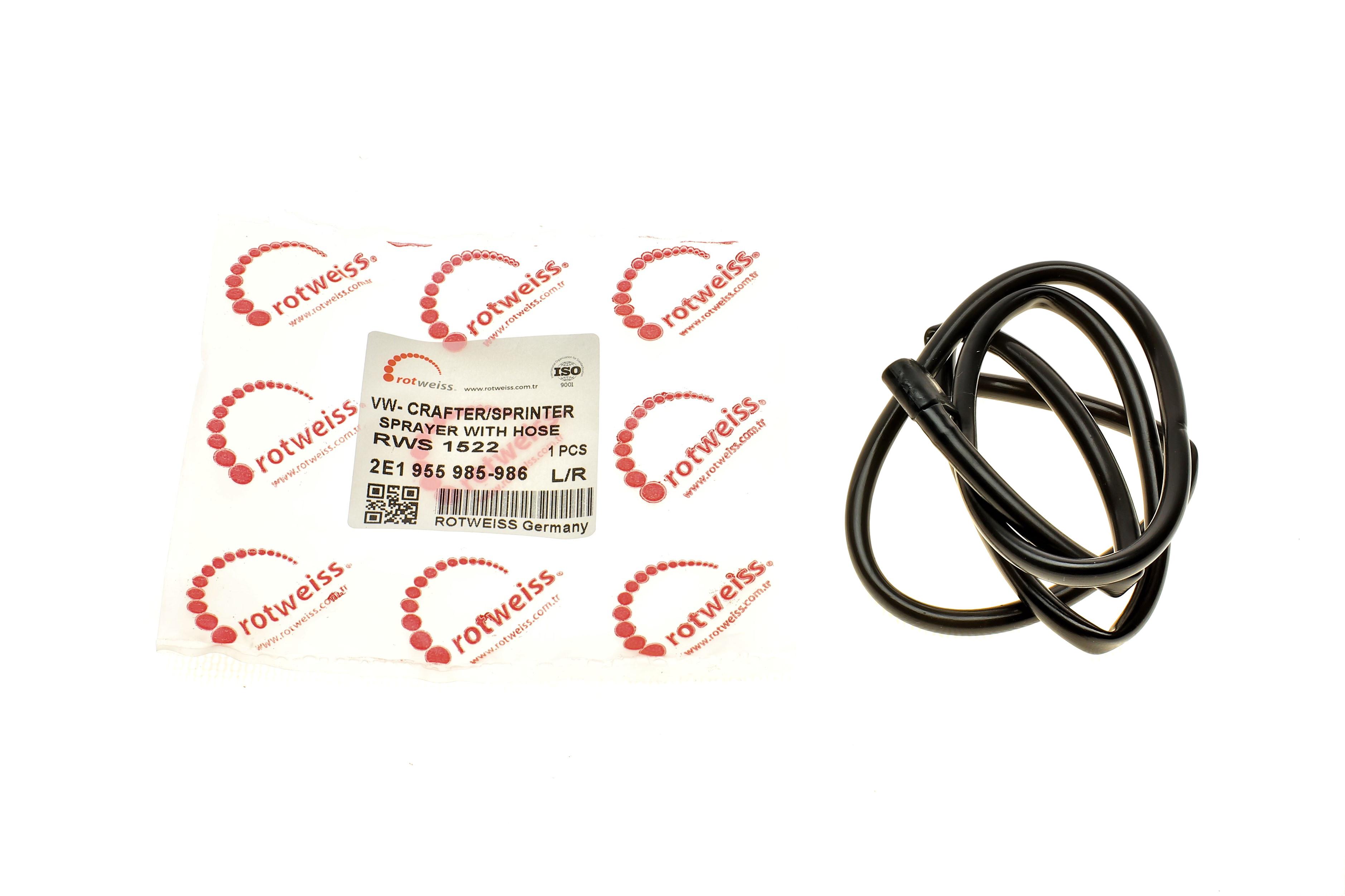 Форсунка омивача скла MB Sprinter/VW Crafter 06- (зі шлангом)