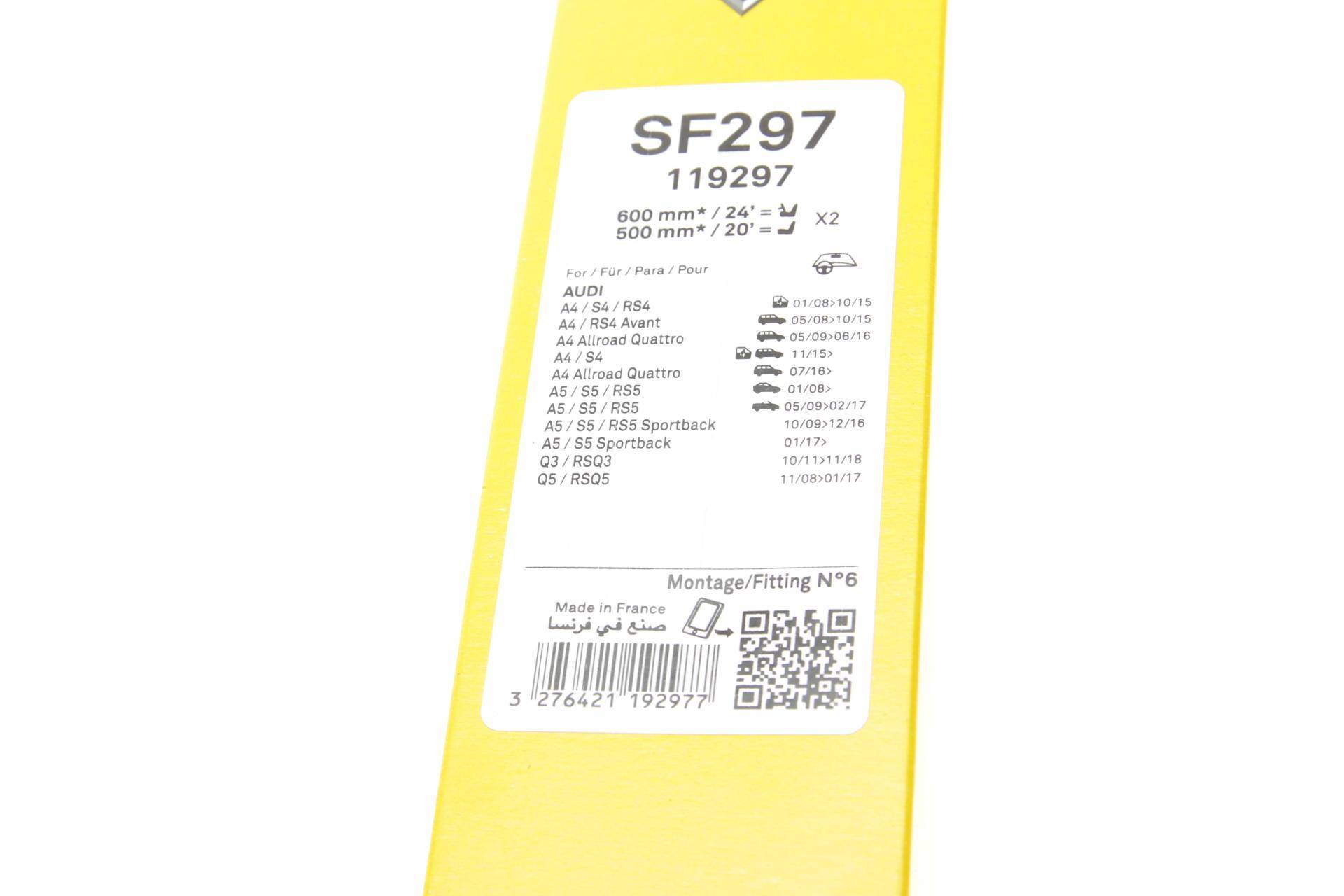 Щітки склоочисника (600/500мм) Porsche Macan 14-