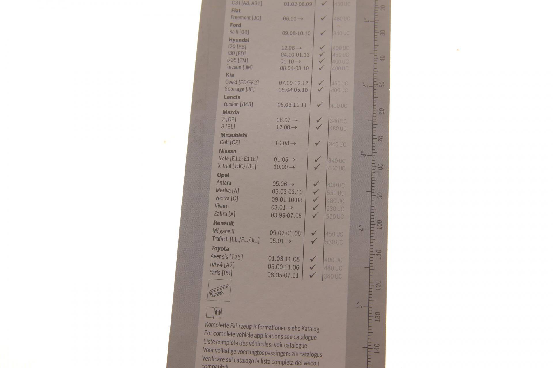 Щітка склоочисника (600мм) Iveco Daily/MB Sprinter/Opel Vivaro/Renault Trafic/VW T5 Eco