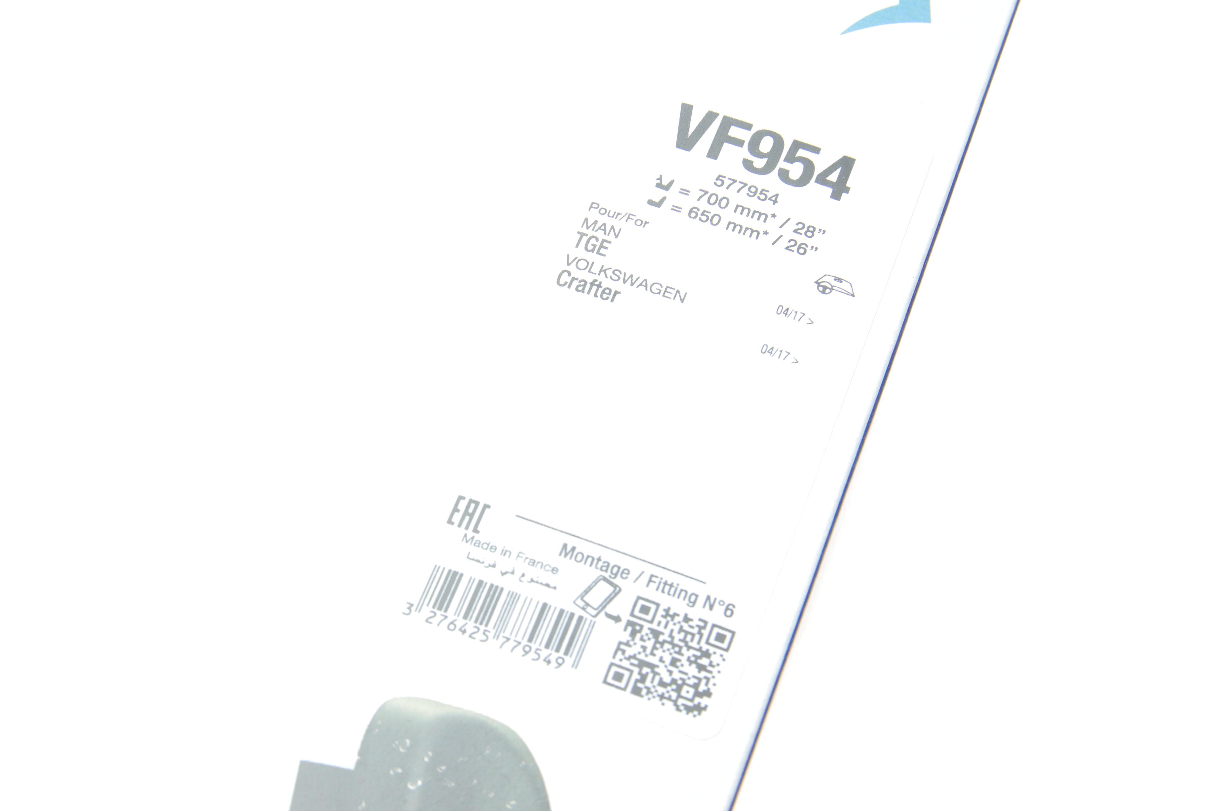 Щітки склоочисника (700/650mm) VW Crafter 16-