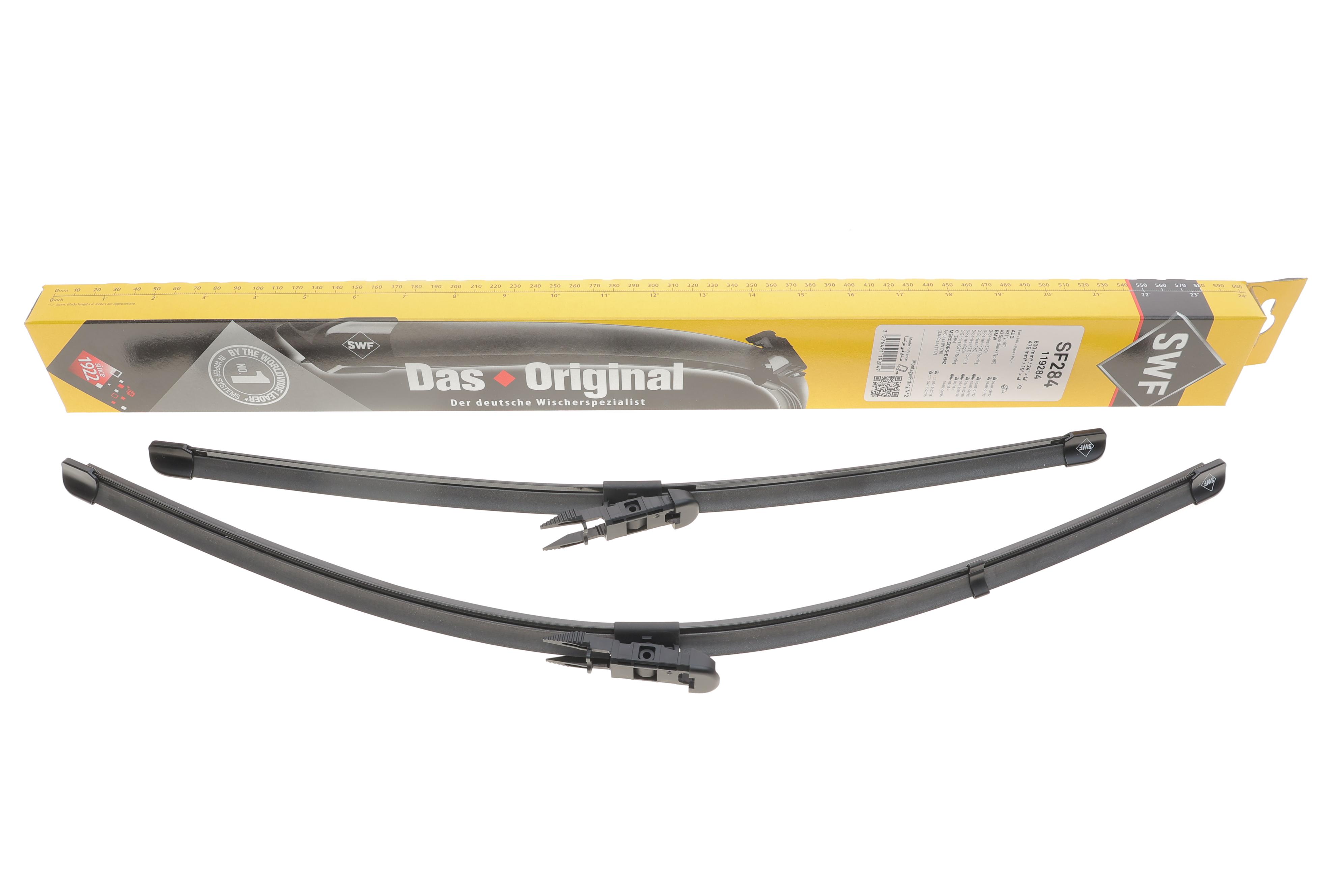 Щітки склоочисника (600/475 мм) BMW 3 (F30/F35/F80)/MB A-class (W176) 04-