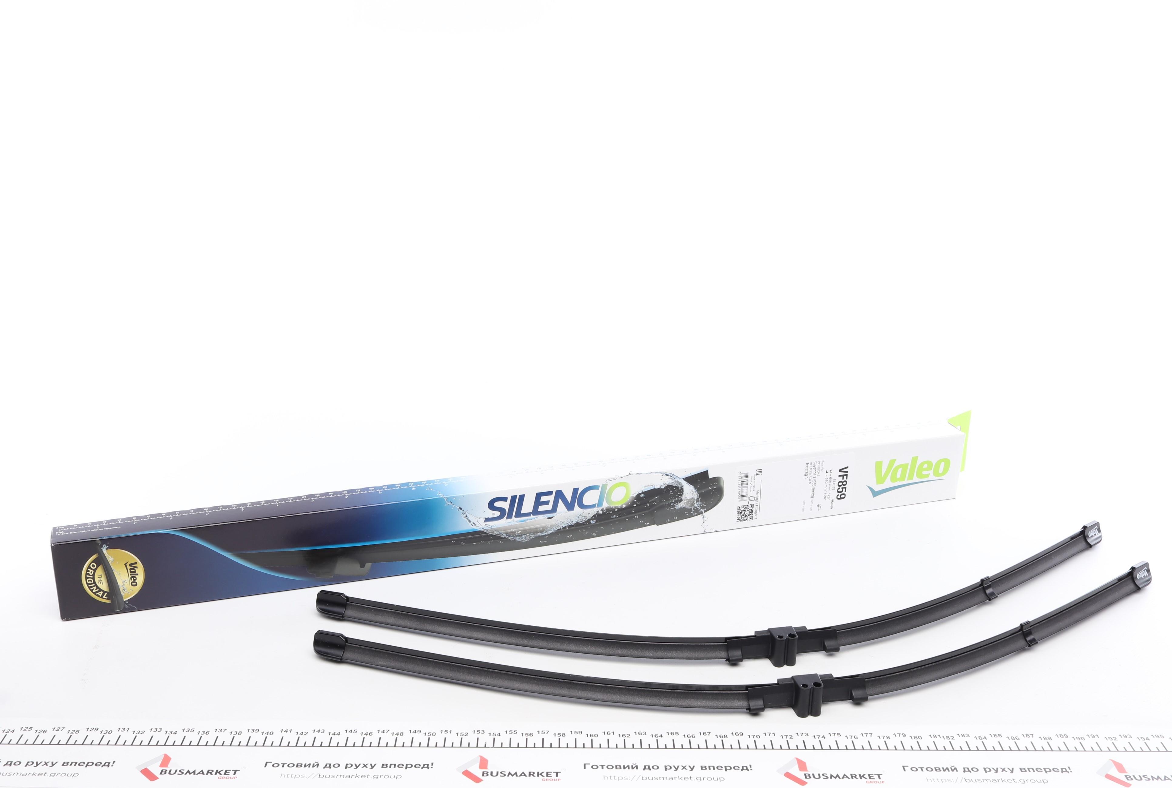 Щітки склоочисника (650/650 мм) VW Touareg/Porsche Cayenne 02-10 (Silencio)