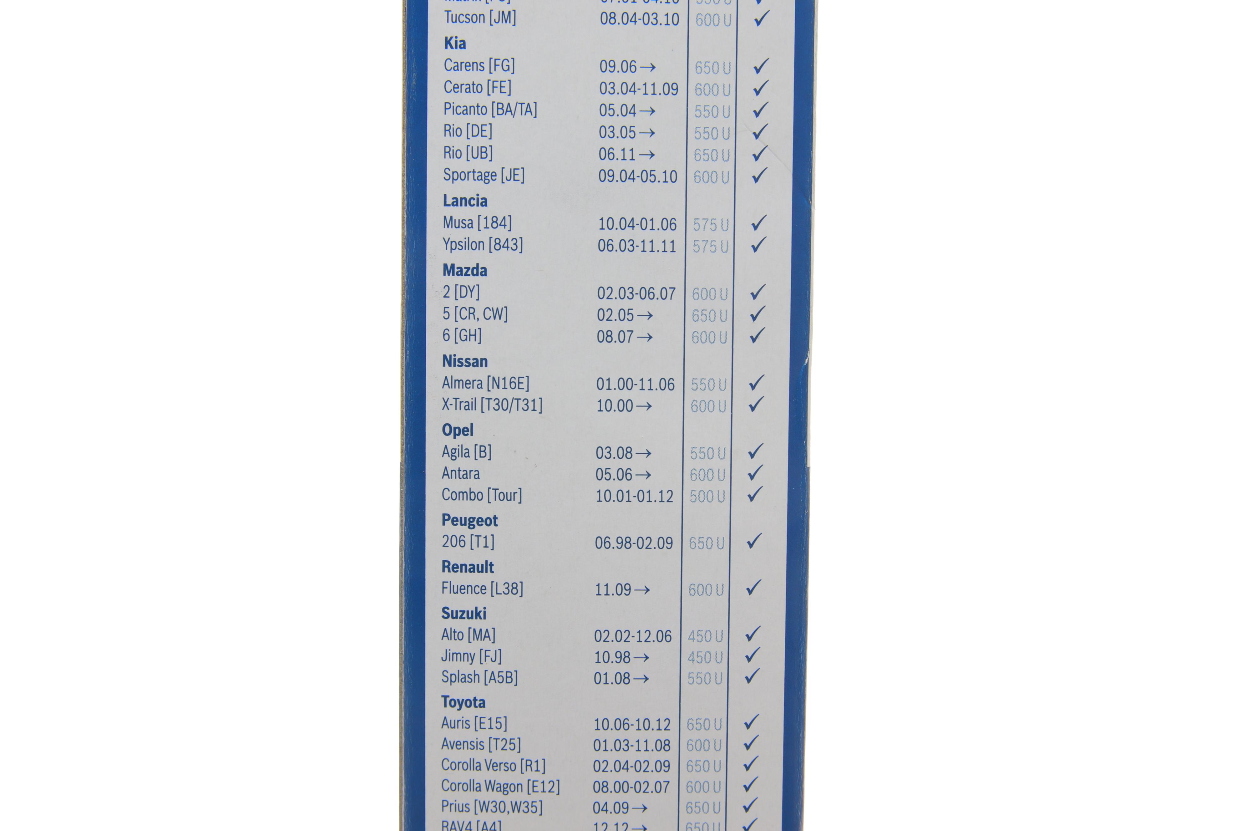 Щітка склоочисника (400мм) Audi 100/80/Dacia Dokker/Lodgy 72-