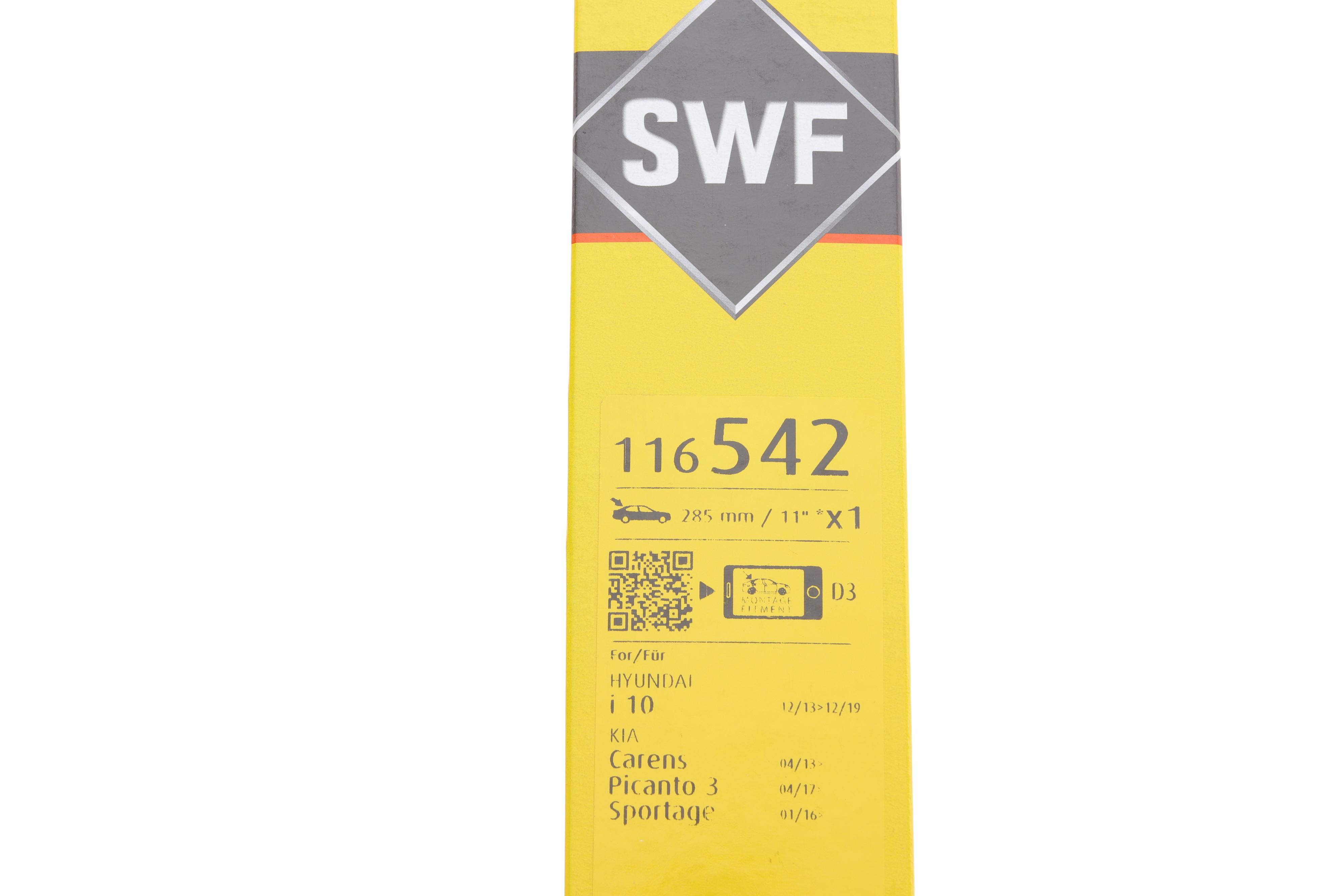 Щітка склоочисника (задня) (285mm) Kia Sportage 15-