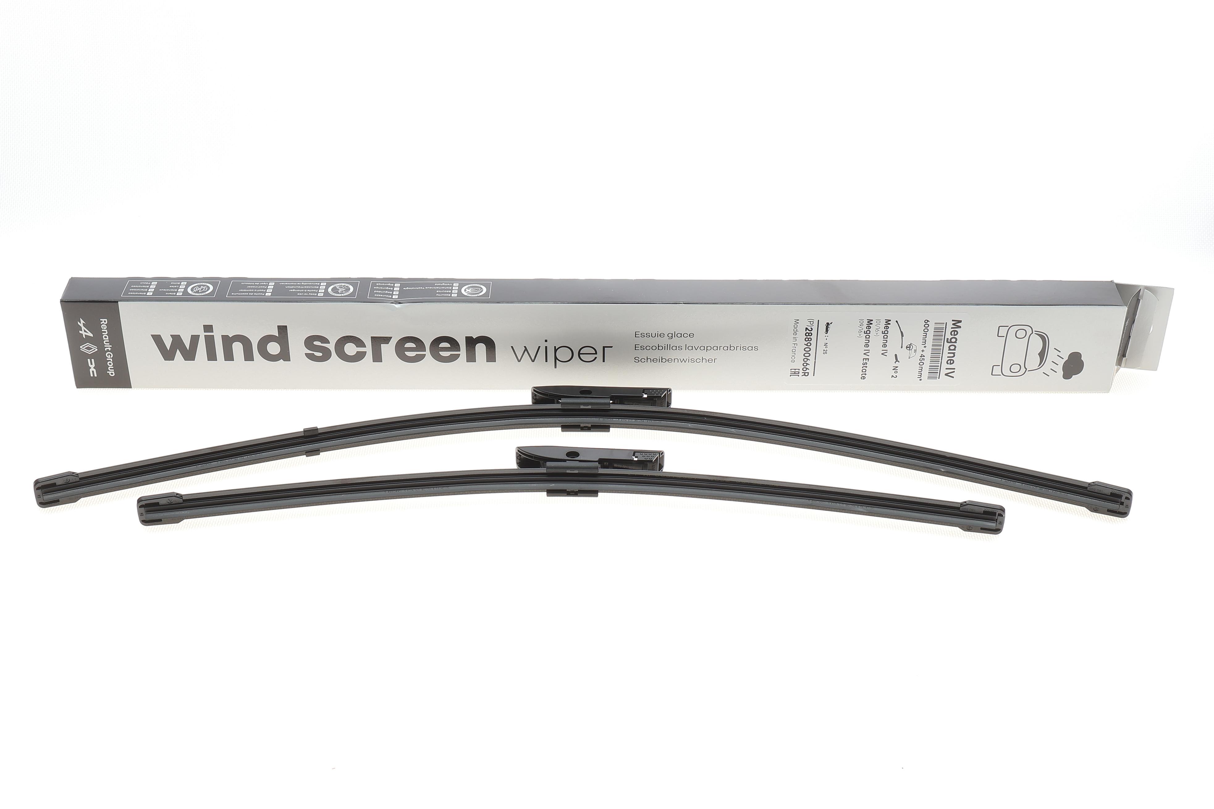 Щітки склоочисника (650/450mm) Renault Megane IV 16-