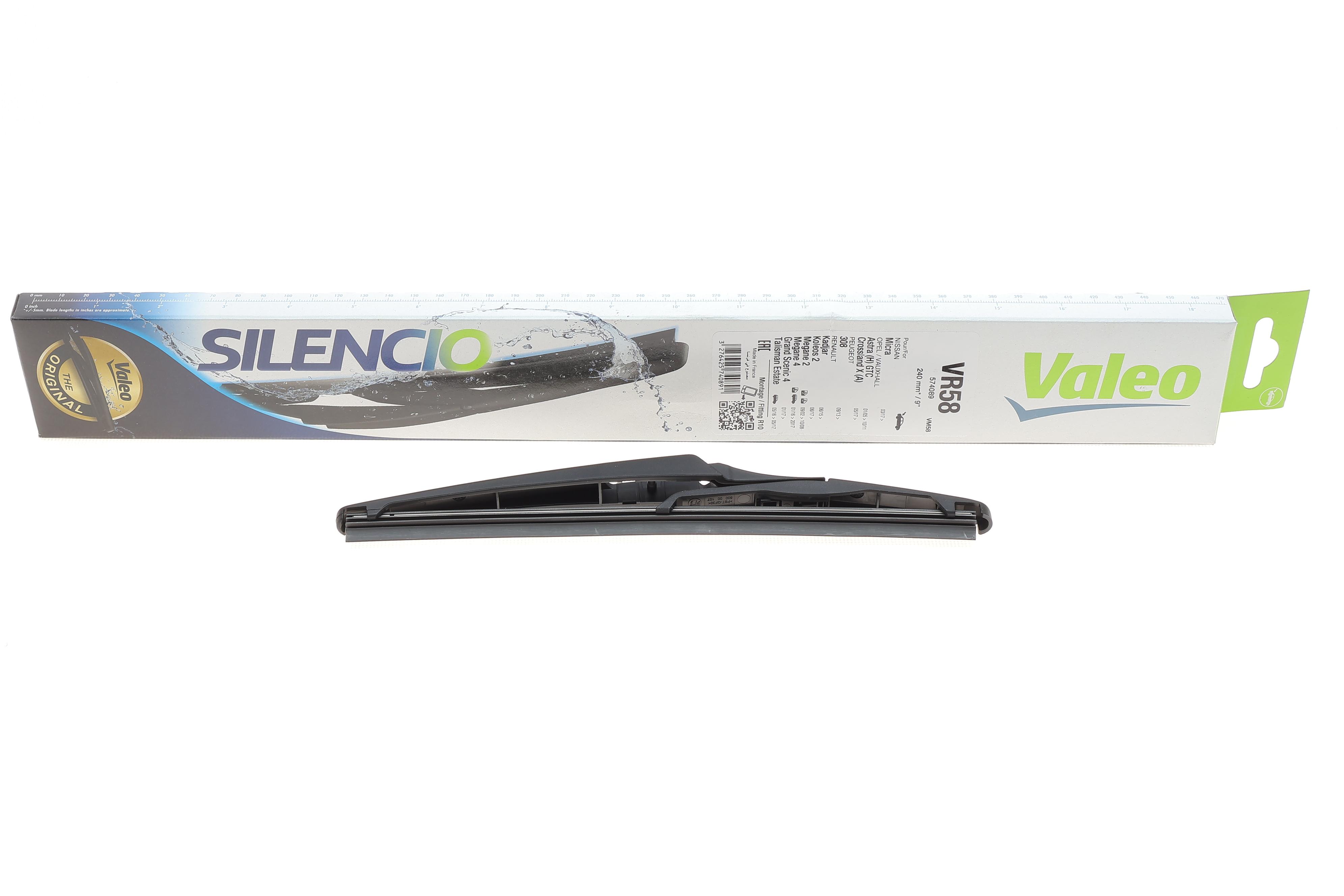 Щітка склоочисника (задня) (240mm) Opel Astra H/Renault Megane IV/Kadjar 05-10