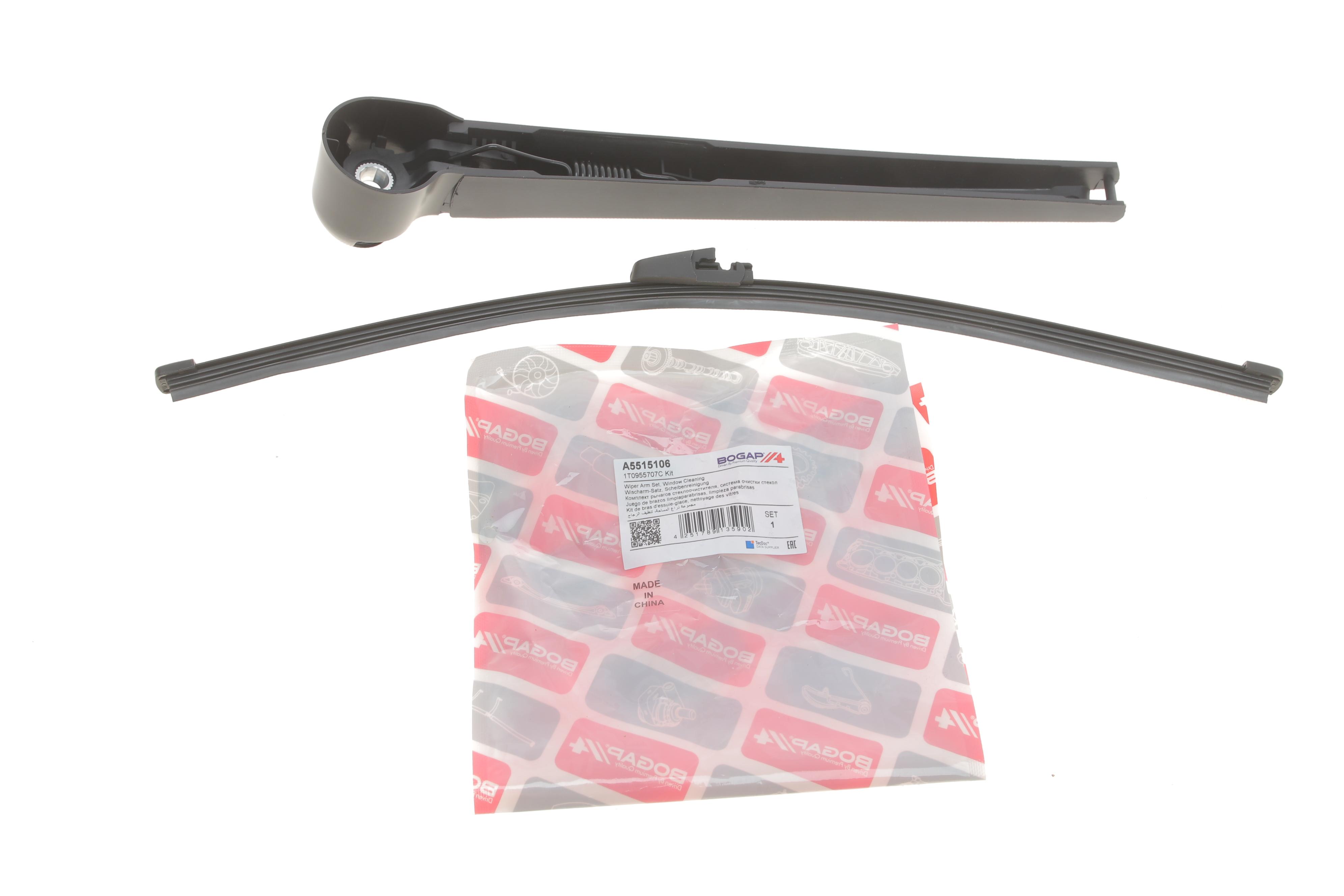 Важіль склоочисника (задній) VW Tiguan/Touran 1.4-2.0 TSI 07-18 ( +щітка)