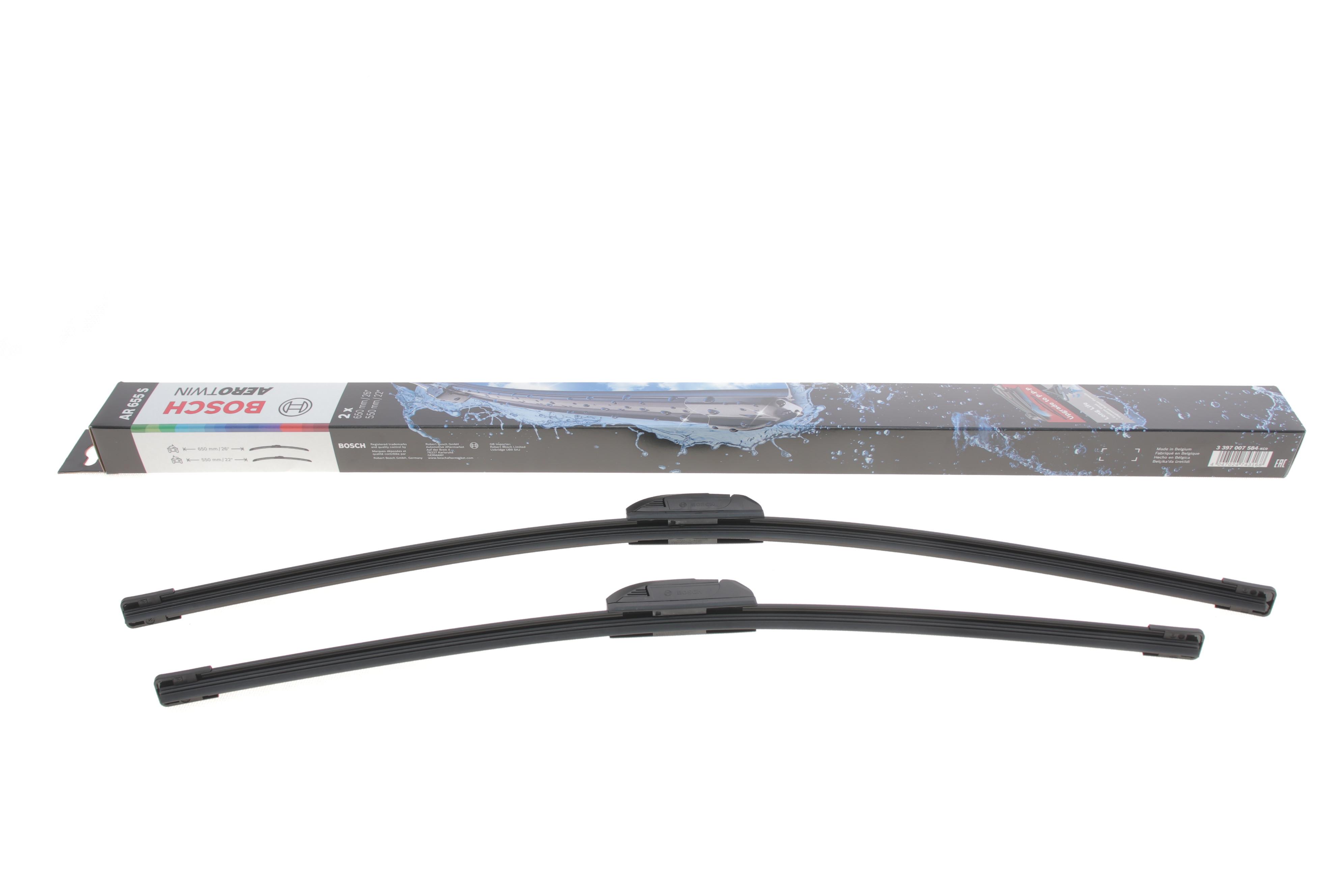 Щітки склоочисника (650/550мм) Ford Transit V184 00-