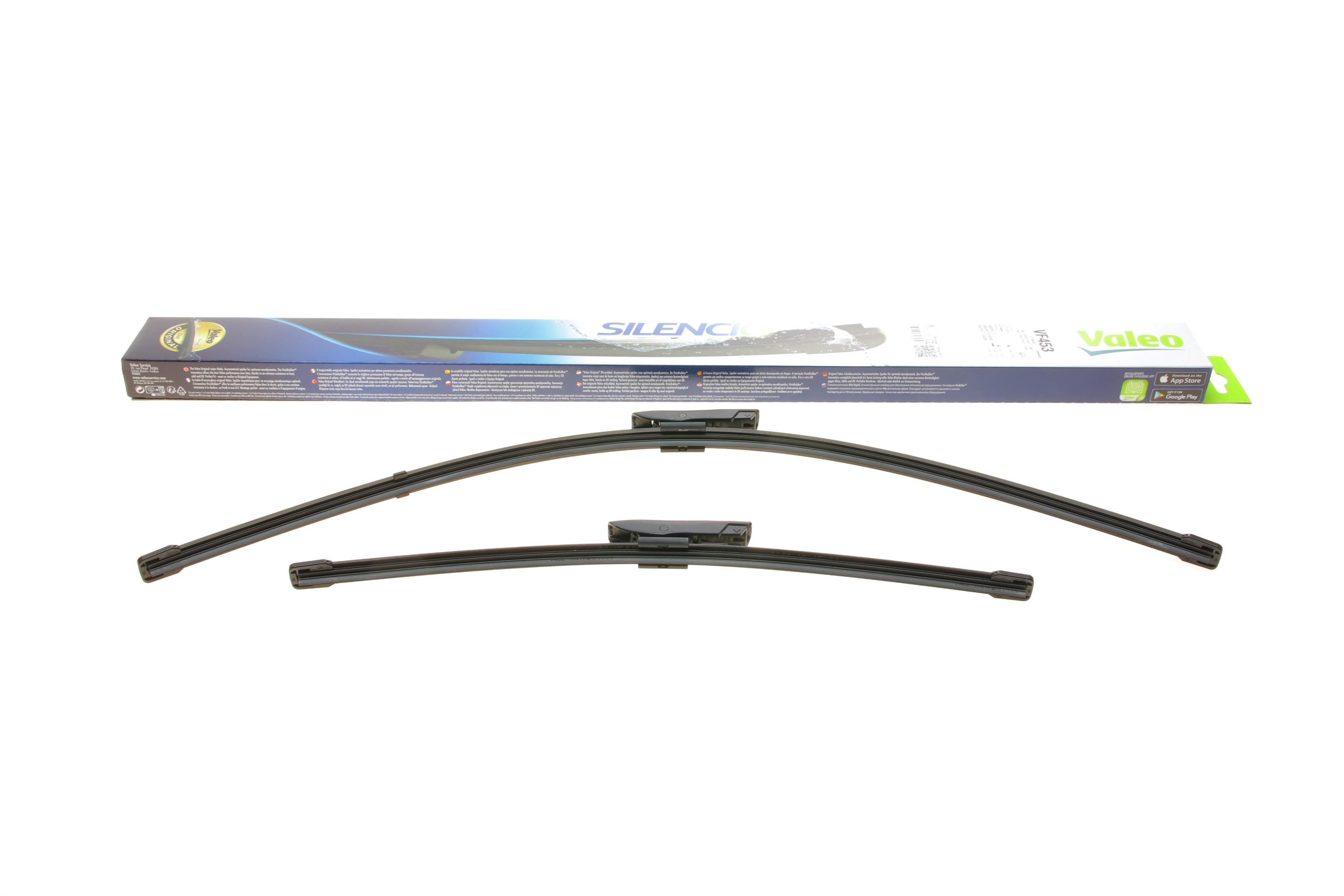 Щітки склоочисника (650/400mm) Citroen C3 II/Renault Laguna III 07- (безкаркасна)