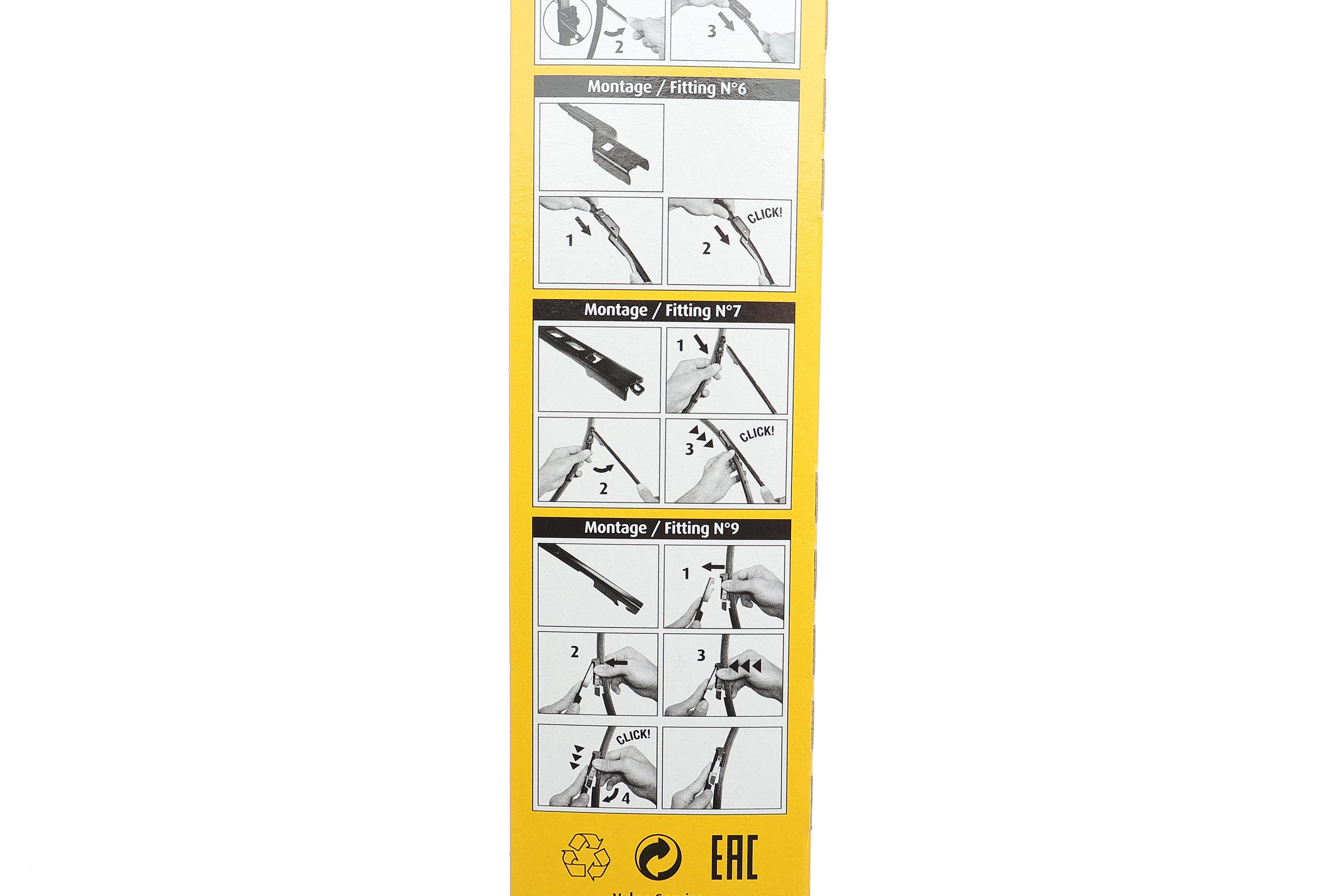 Щітки склоочисника (580/530мм) Smart ForTwo 07-