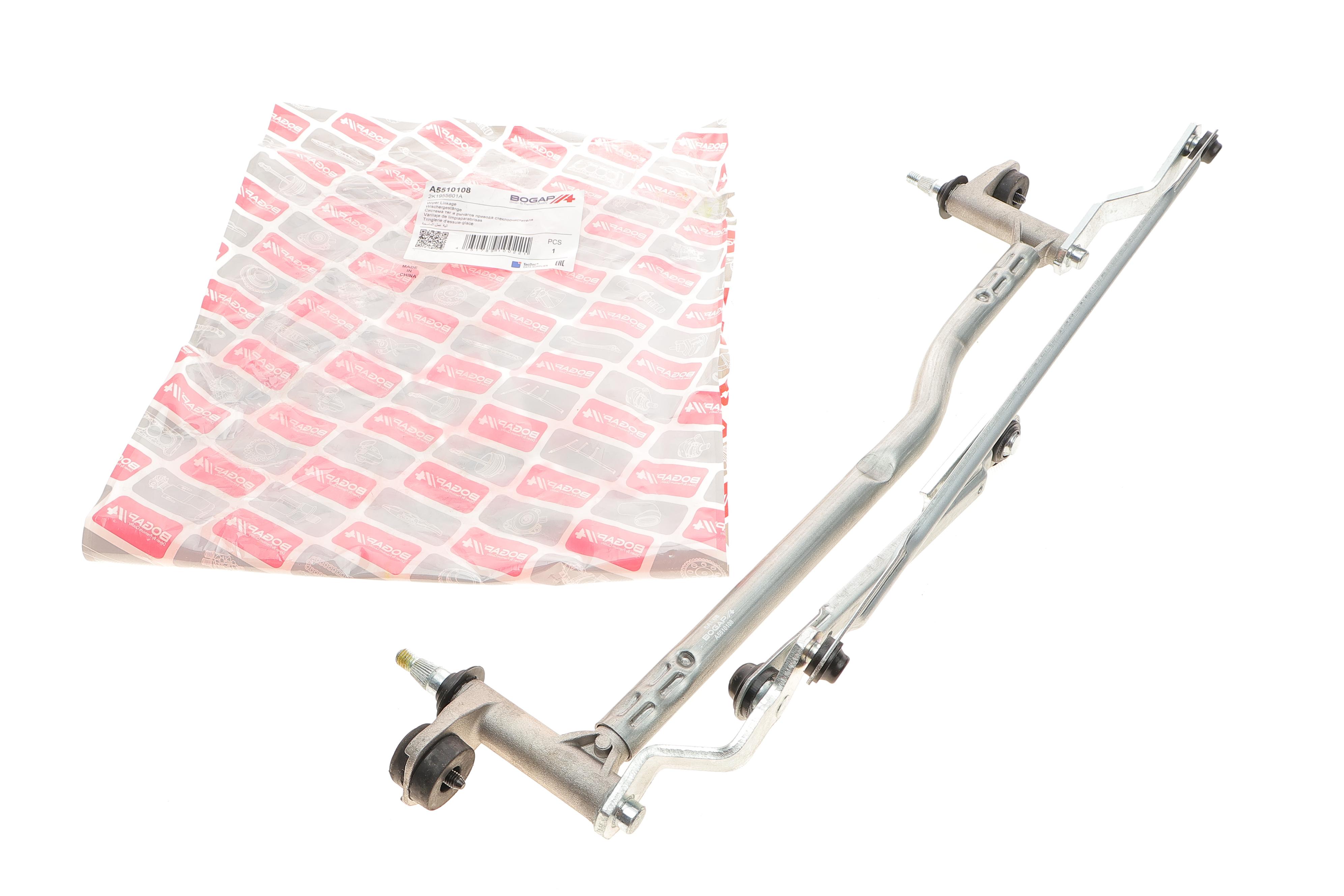 Механізм склоочисника (трапеція) VW Caddy 04-15 (без моторчика)