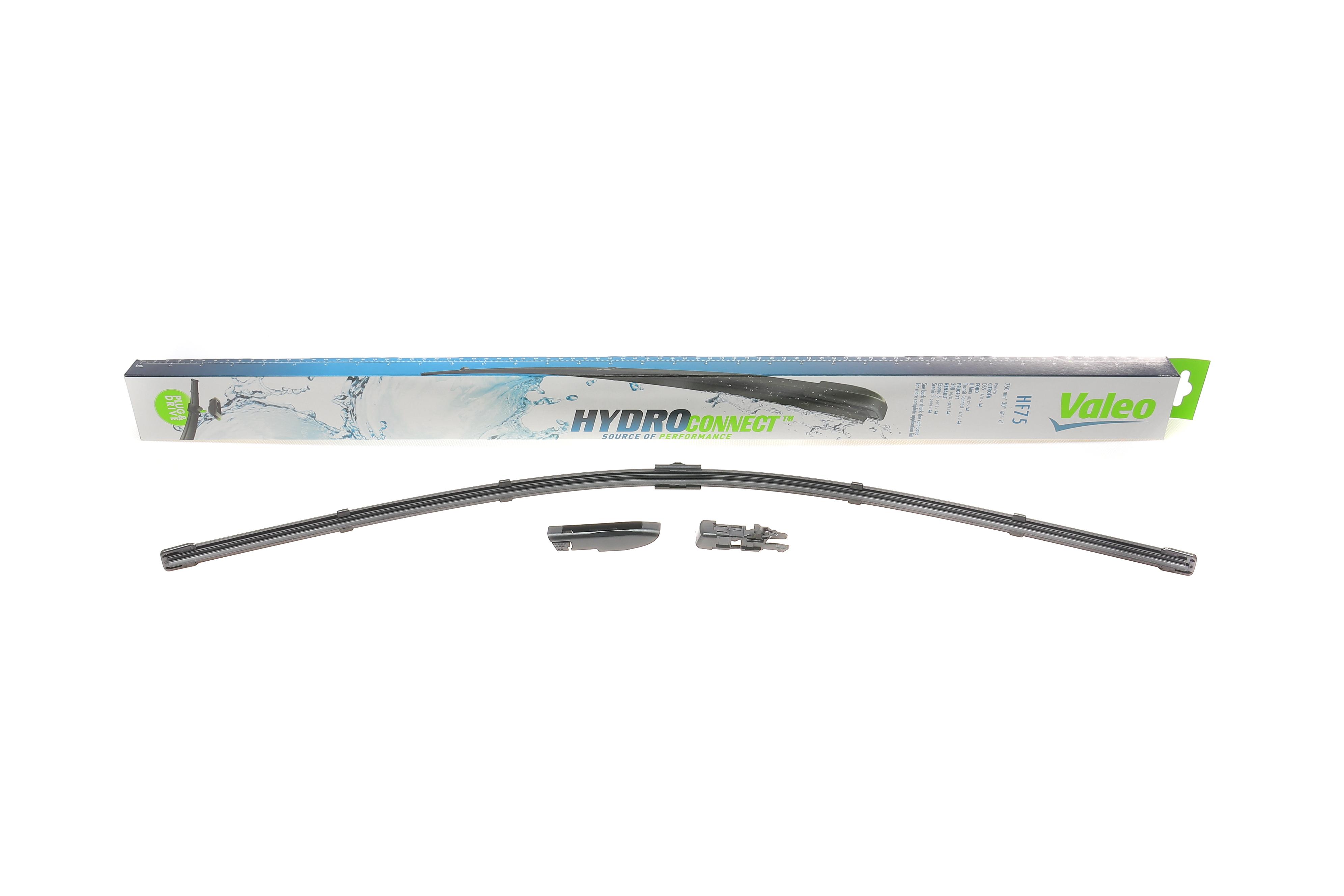 Щітка склоочисника (750mm) Ford Transit Custom 12-/Renault Scenic III 09- (безкаркасна)