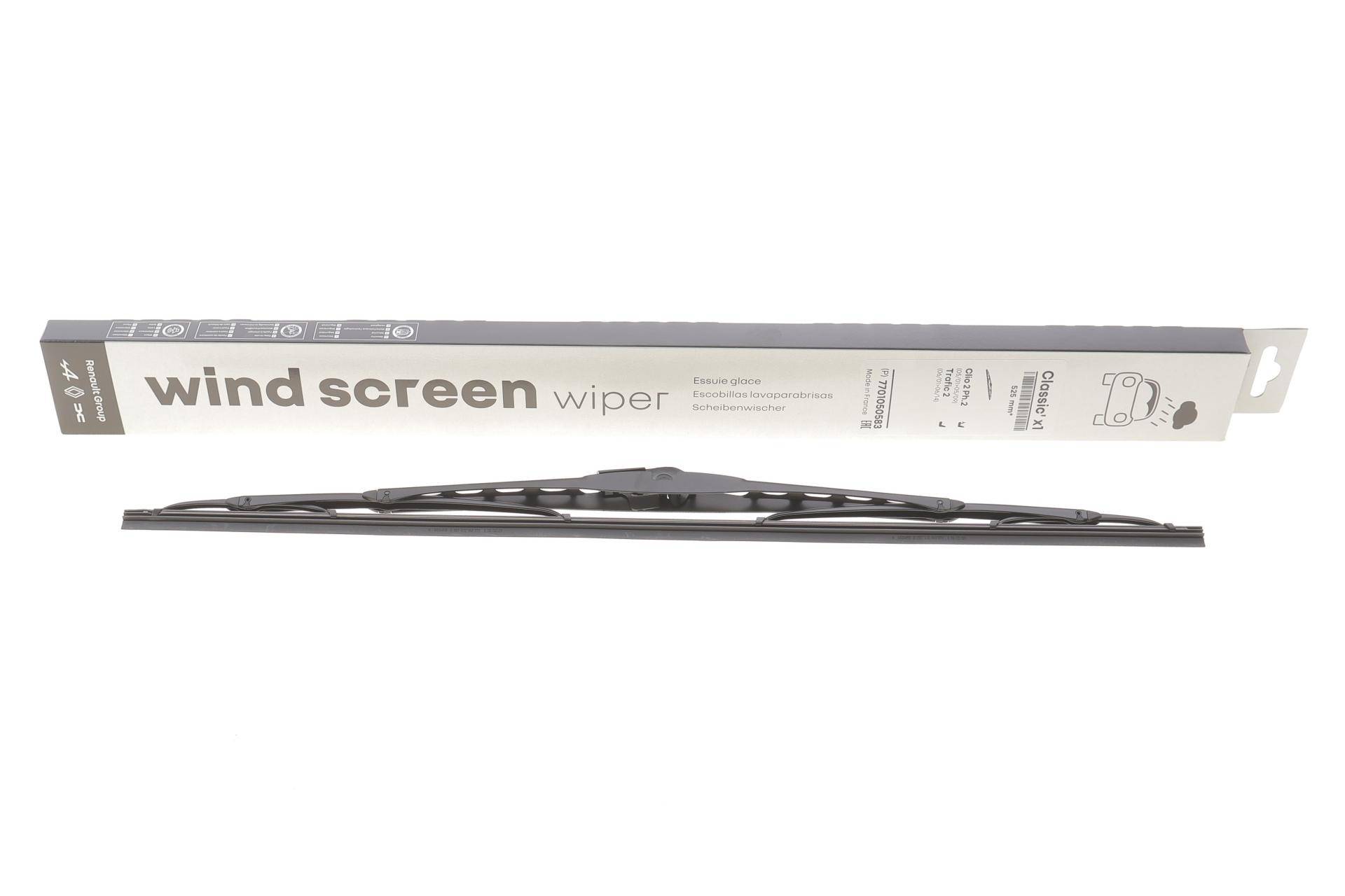 Щітка склоочисника (525mm) Renault Trafic 01- (R)