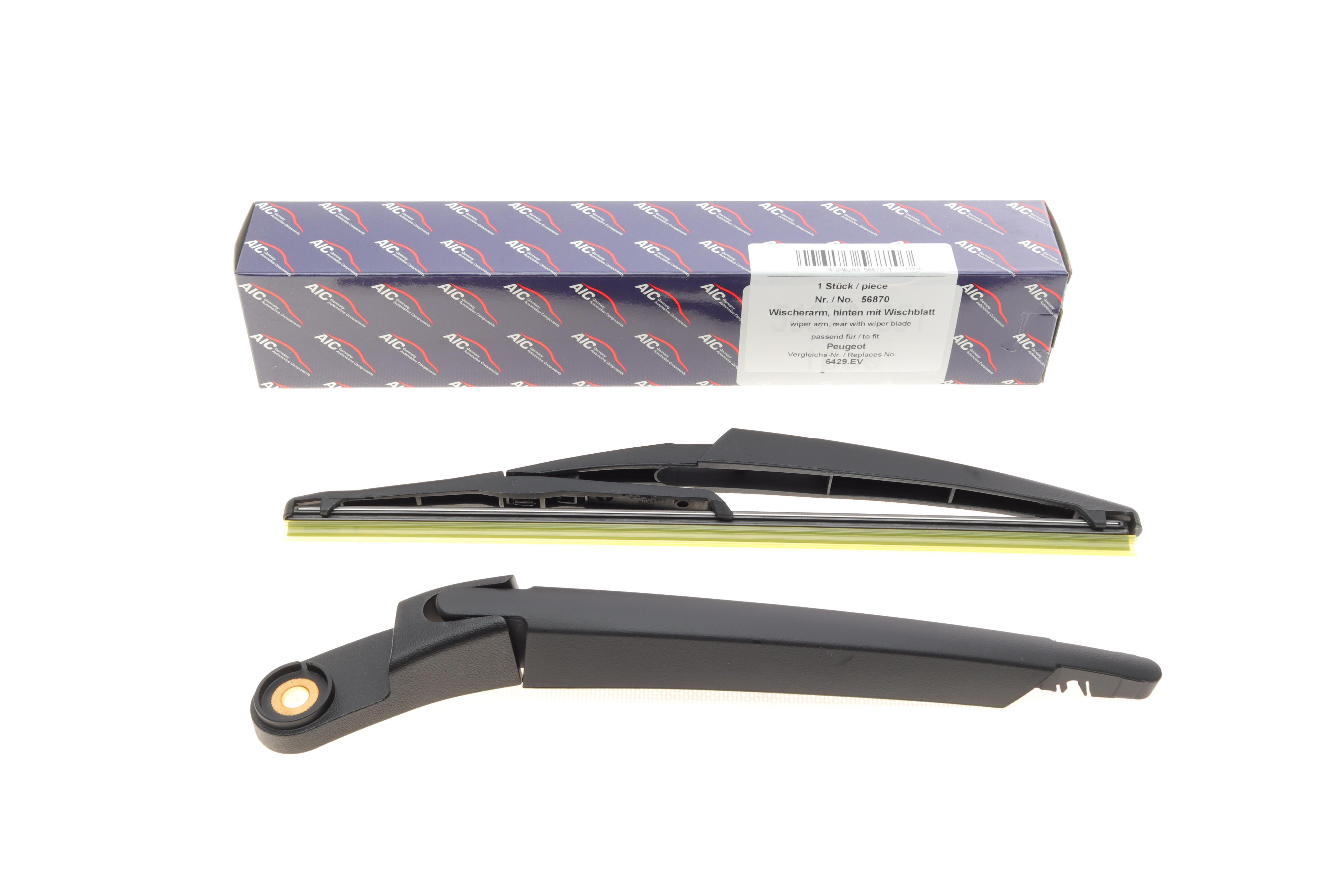 Важіль склоочисника (задній) Citroen C5/Peugeot 407 01-10 (+щітка) (L= 389mm)