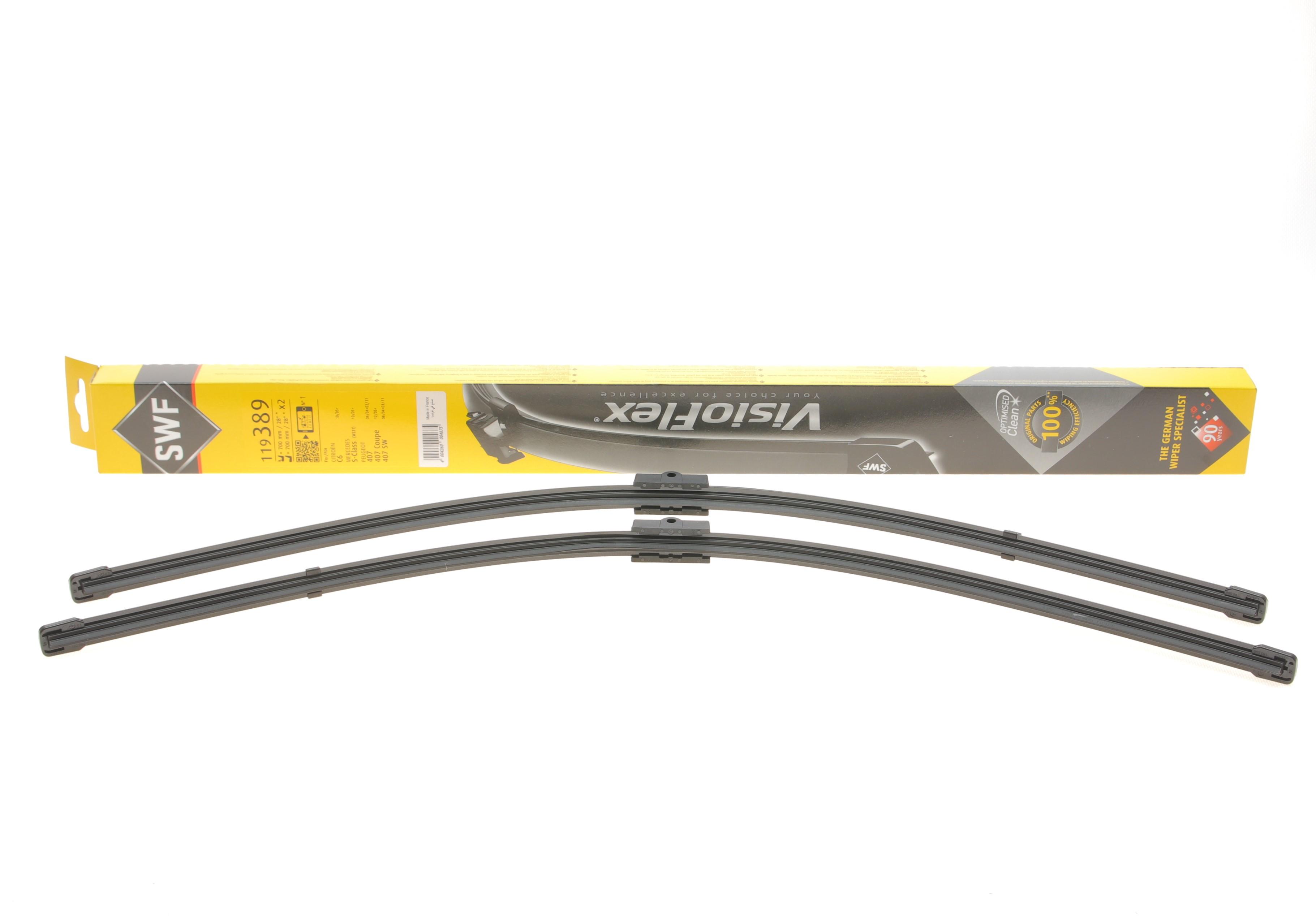 Щітки склоочисника (700/700mm) Citroen C6/Peugeot 407 04-12