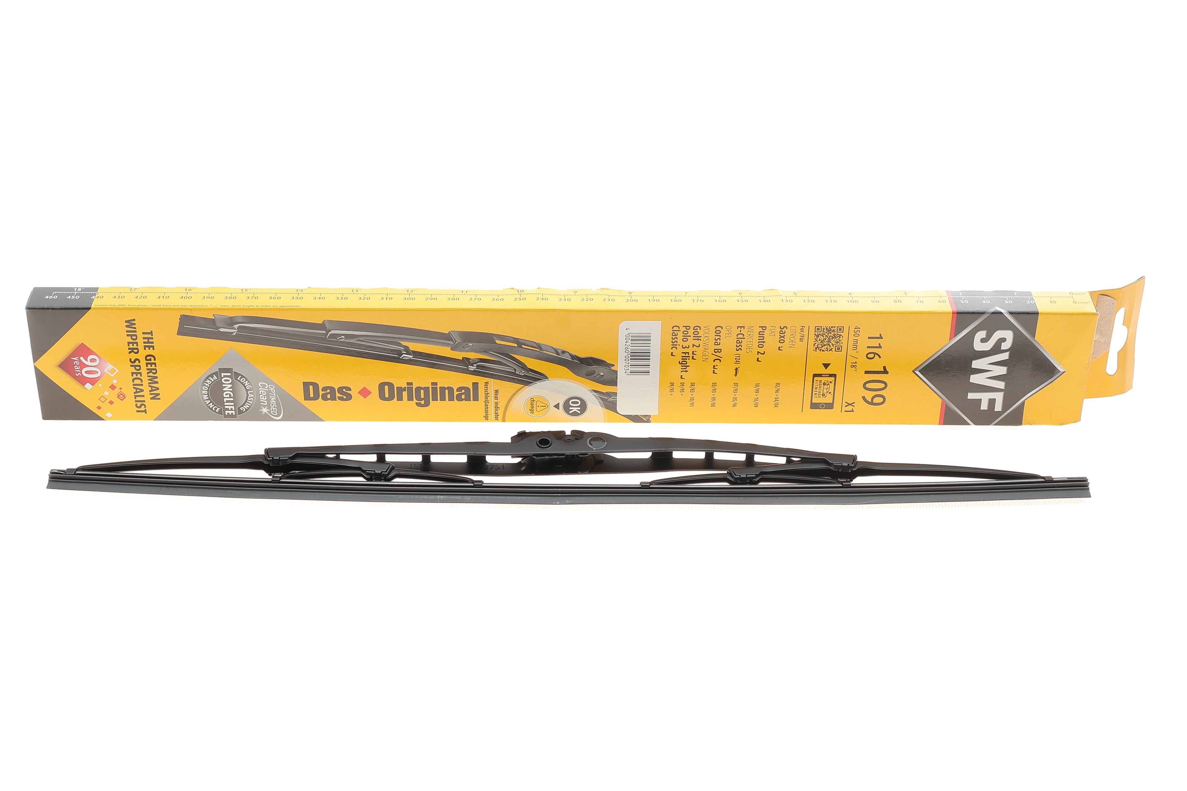 Щітка склоочисника (450мм) Fiat Doblo/Fiorino/Ford Transit/MB Vito (W638) 79-