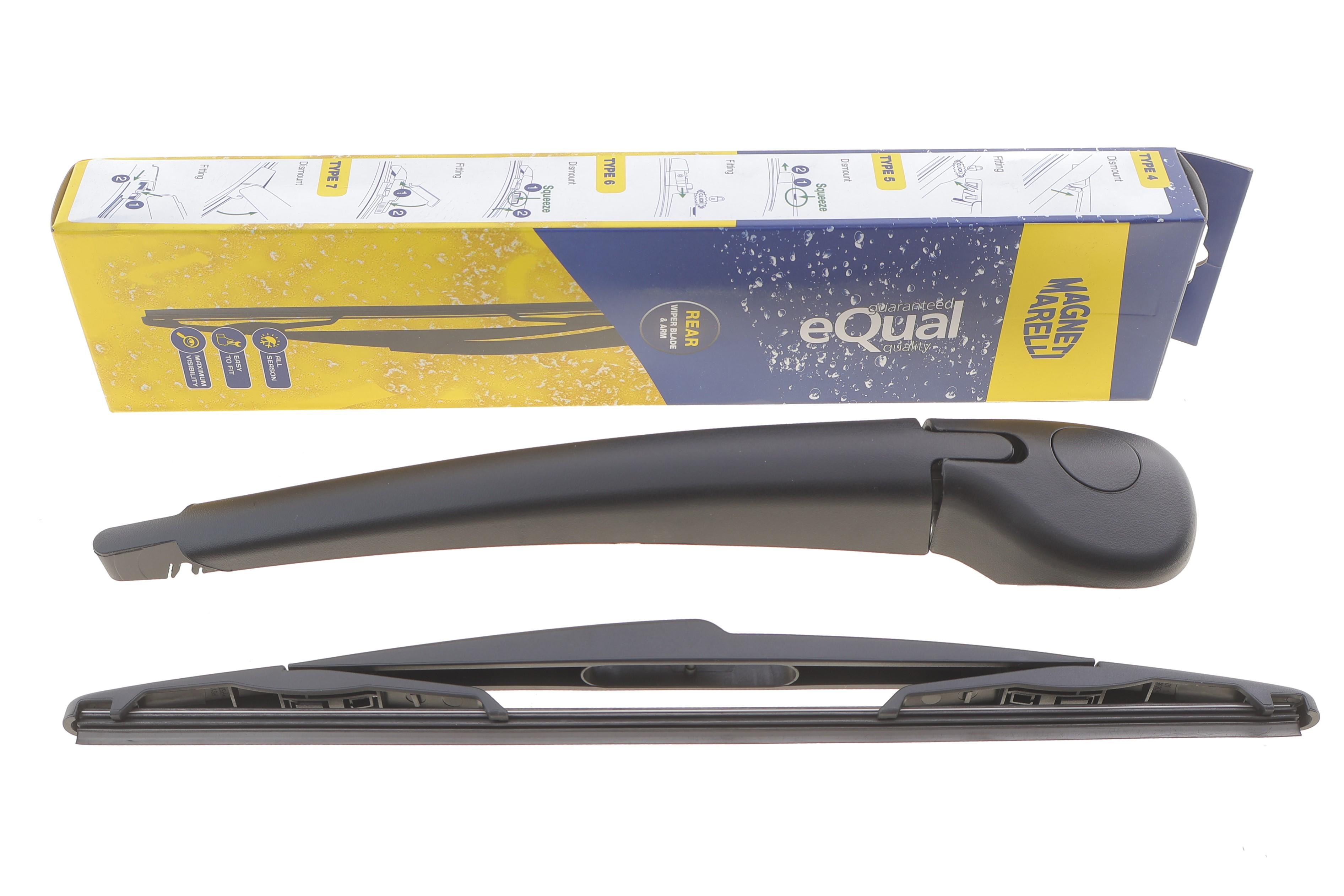 Важіль склоочисника (задній) Citroen Berlingo Multispace 08- (+щітка) (L=350mm)