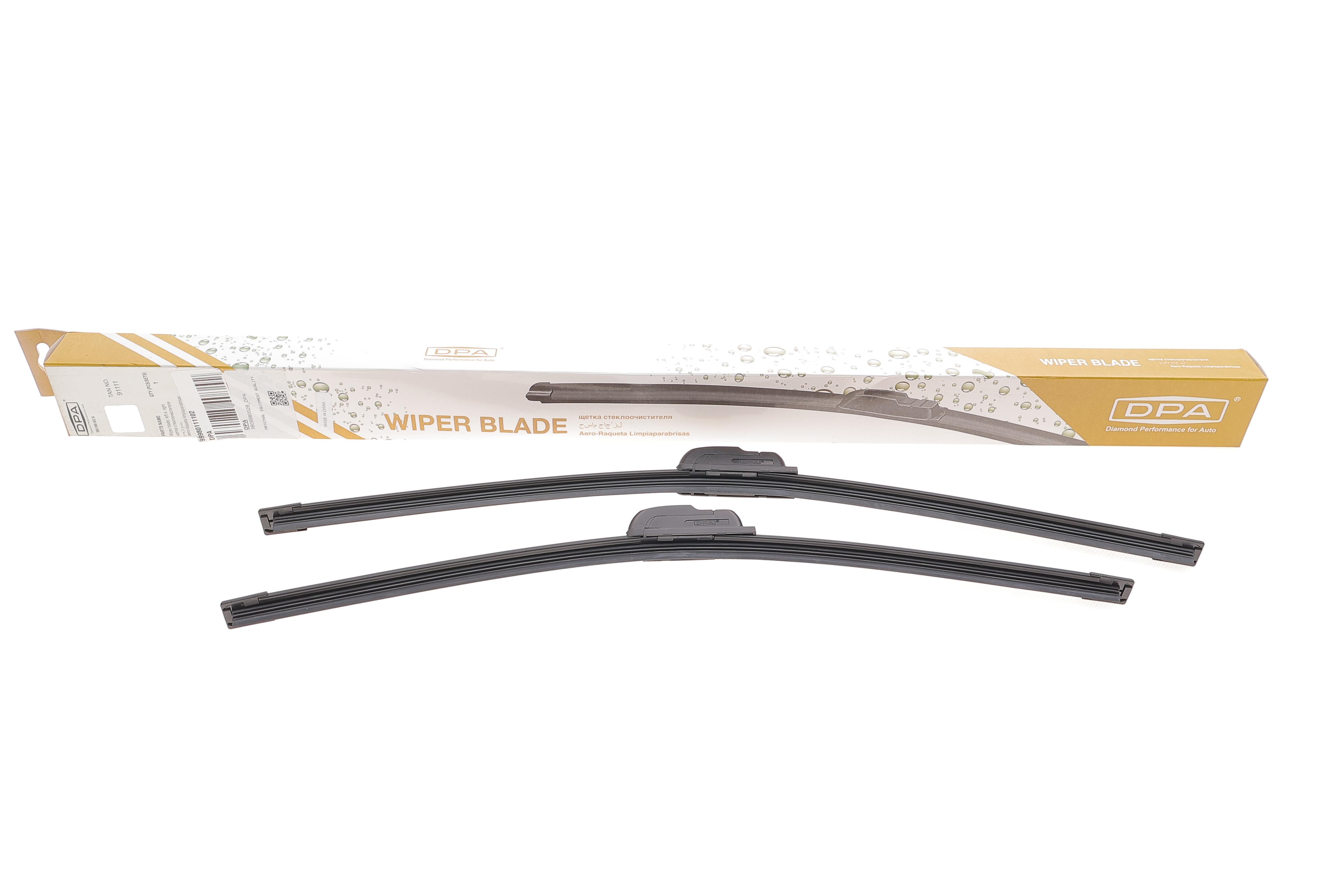 Щітки склоочисника (530/530mm) VW Passat 97-00/Peugeot 206 98-12/Renault Clio 98-