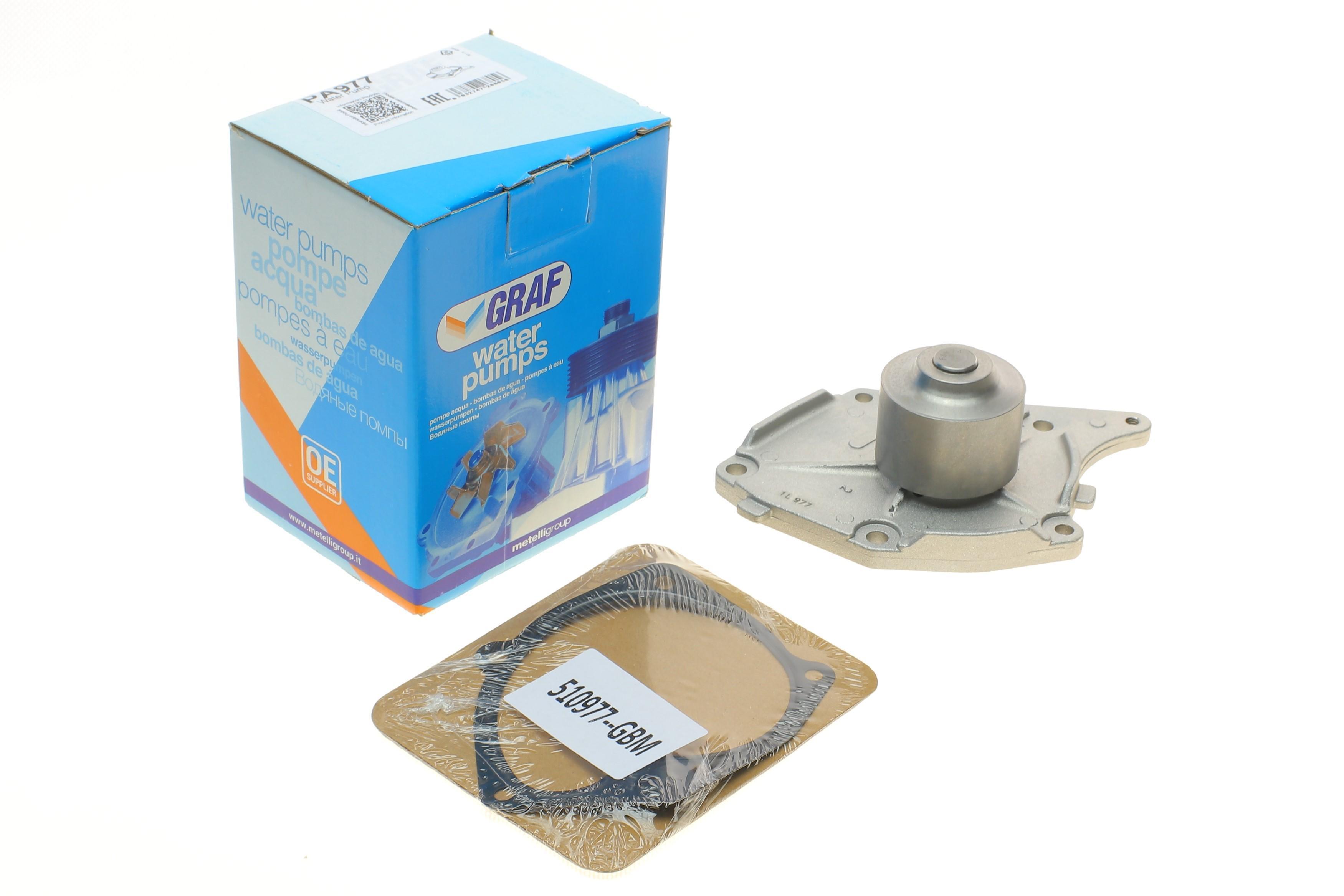 Помпа води Renault Kangoo/Megane/Nissan Qashqai/Note 1.5dCi 05-(B/B)(10лоп) (металева крильчатка)