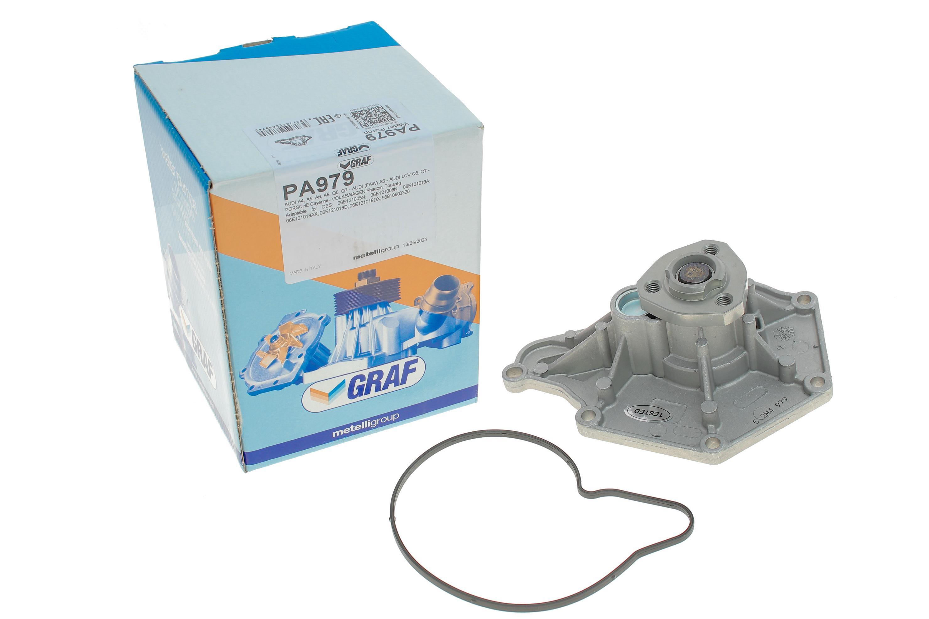 Помпа води Audi A4-A8/Q7/VW Touareg 2.7-3.0TDI/3.2FSI 04-18 (R/B) (7 лоп.)