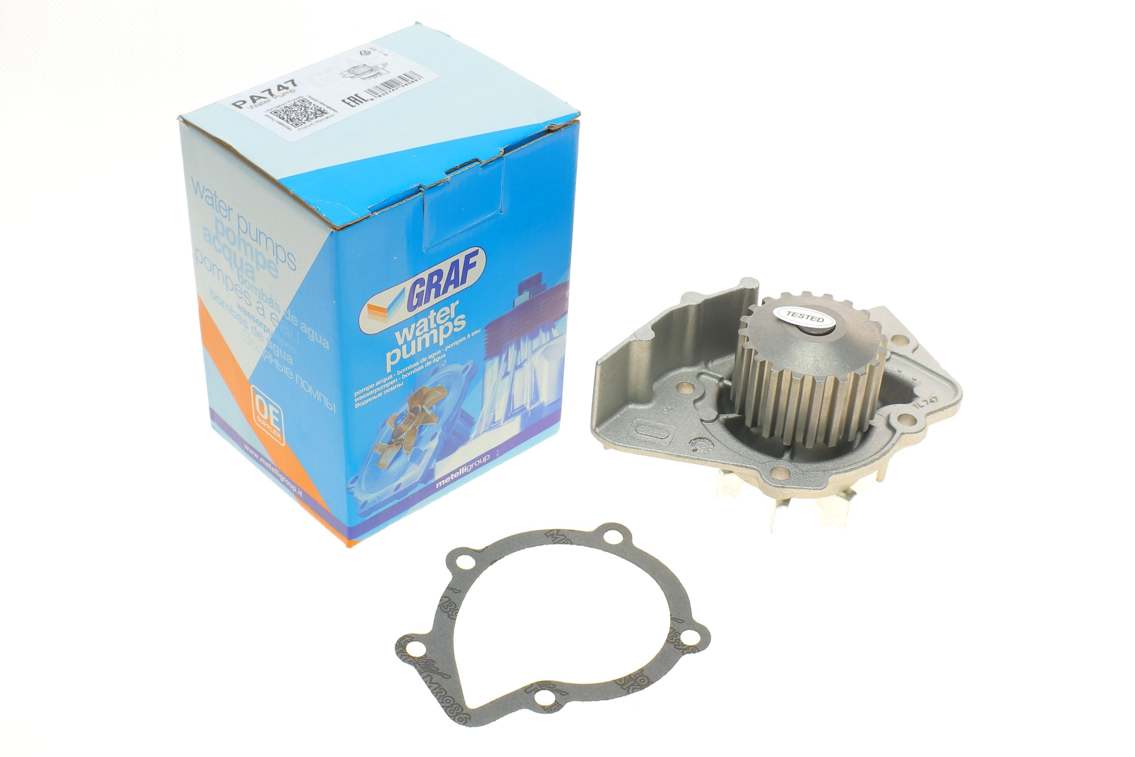 Помпа води Citroen C4/C5/C8/Jumpy/Berlingo 2.0HDi/Fiat Scudo/Ducato 1.9D/2.0JTD 98- (20z)(B/B)(7лоп)