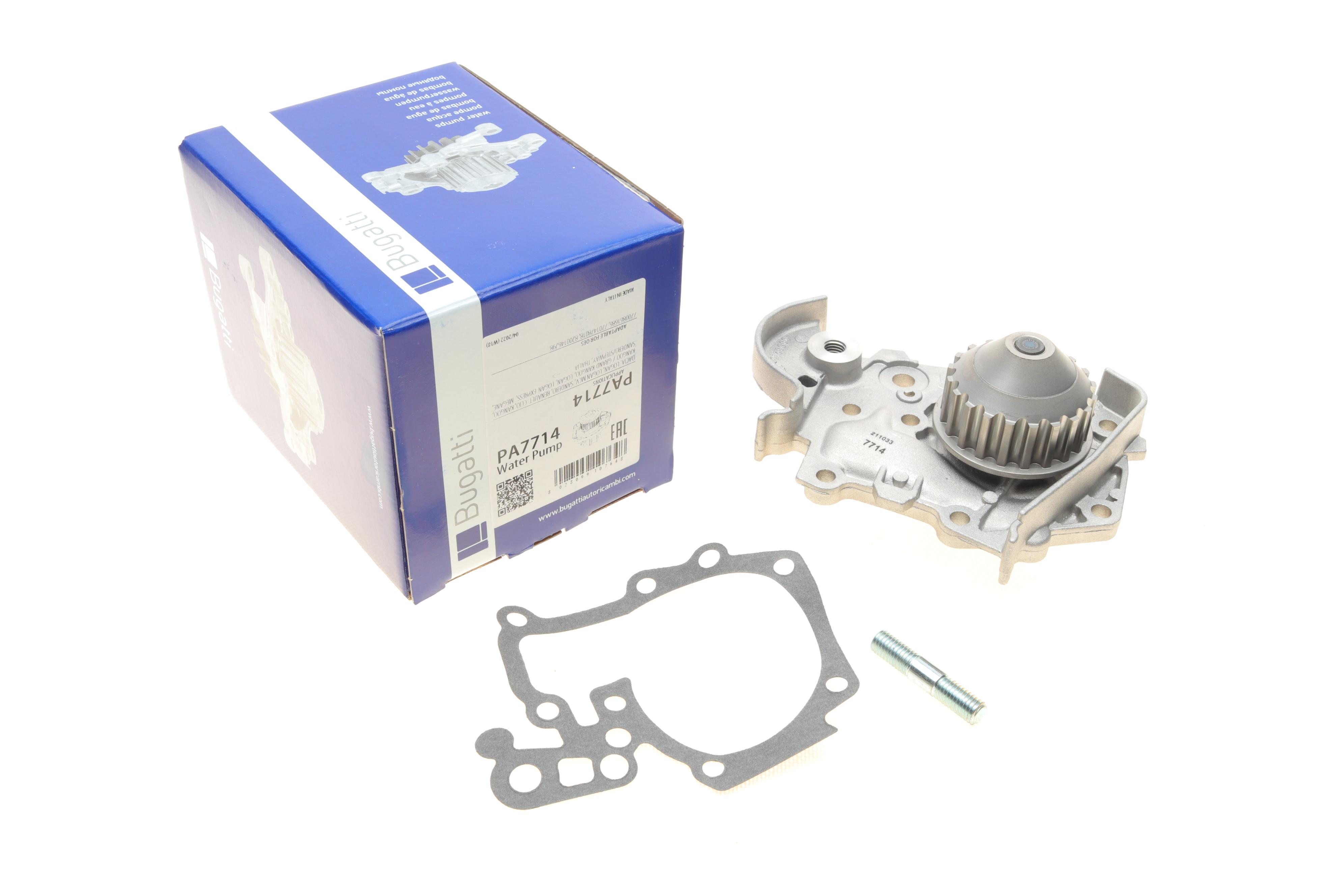 Помпа води Renault Kangoo/Megane/Logan/Scenic/Dacia Sandero 1.4/1.6 97- (B/B)(8лоп)