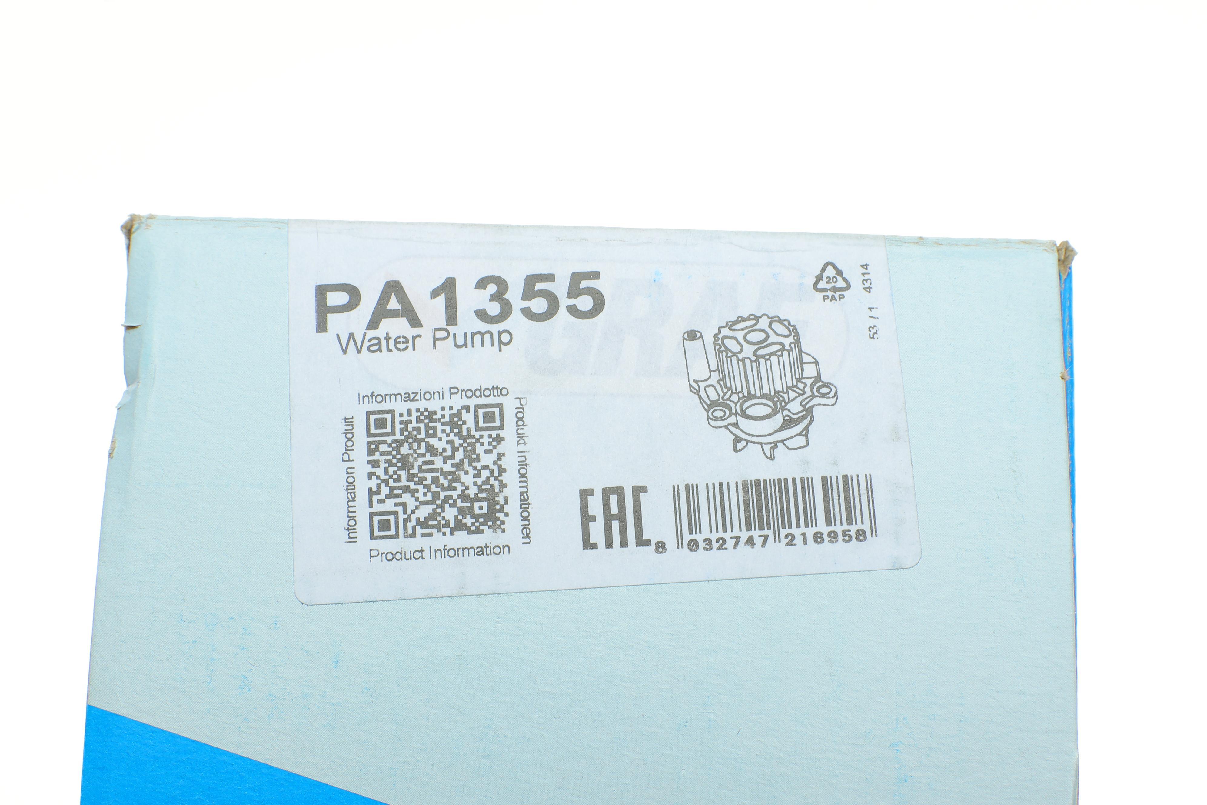 Помпа води Audi A3-A6/Seat/Skoda/VW Golf/Passat 1.9-2.0TDI (19z)(R/B)(7 лоп)(h шківа=34mm/d ім=64mm)