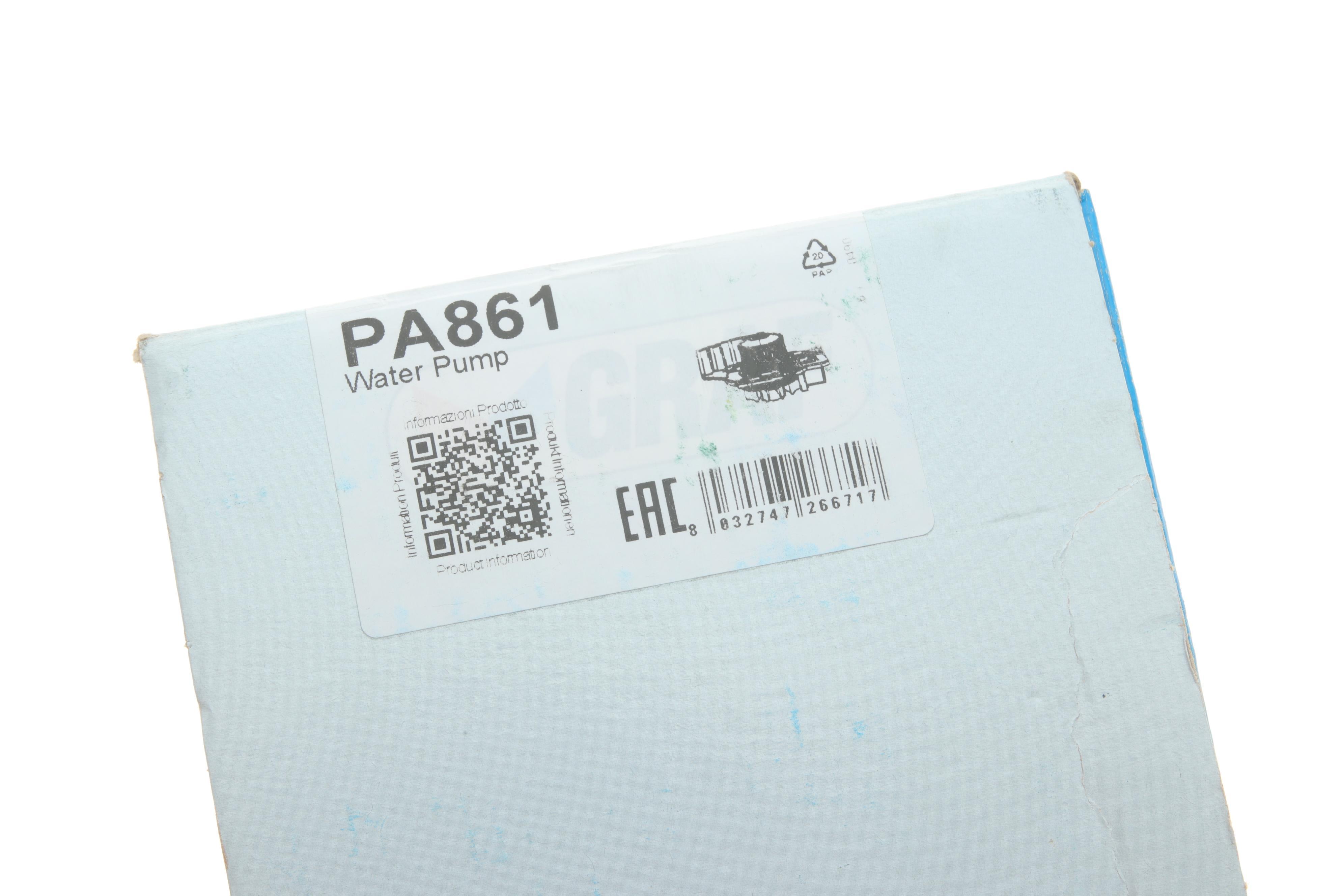 Помпа води Citroen C4-C8/Jumpy 2.0-2.2HDi/Fiat Scudo 2.0D/Ford Focus 2.0TDCI 01- (19z)(B/B)(8лоп)