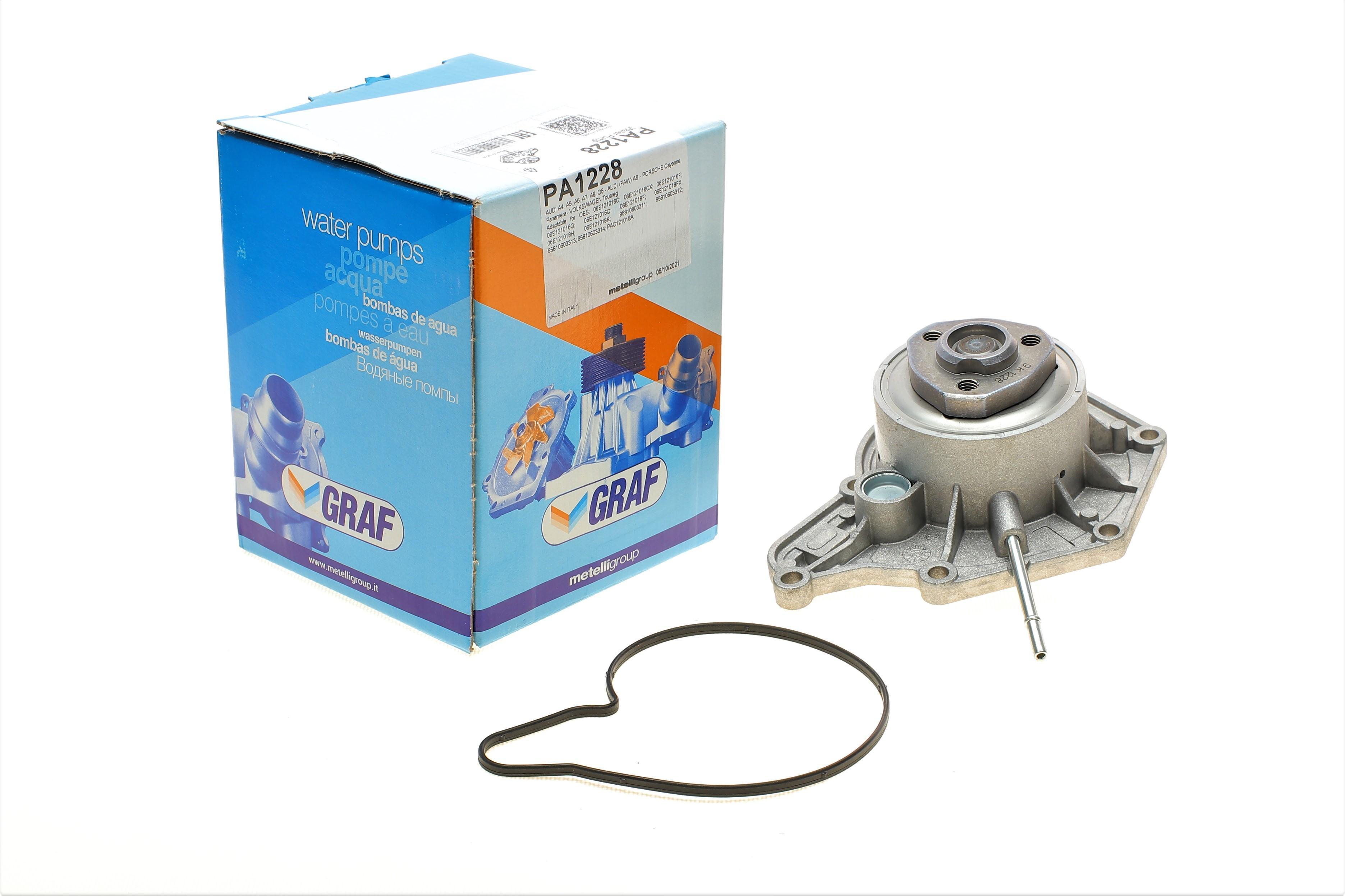 Помпа води Audi A4-A8/Q5/Q7/VW Touareg/Porsche Cayenne 3.0TFSI/SE Hybrid 10- (R/B 4PT)(8лоп)(перемикач)