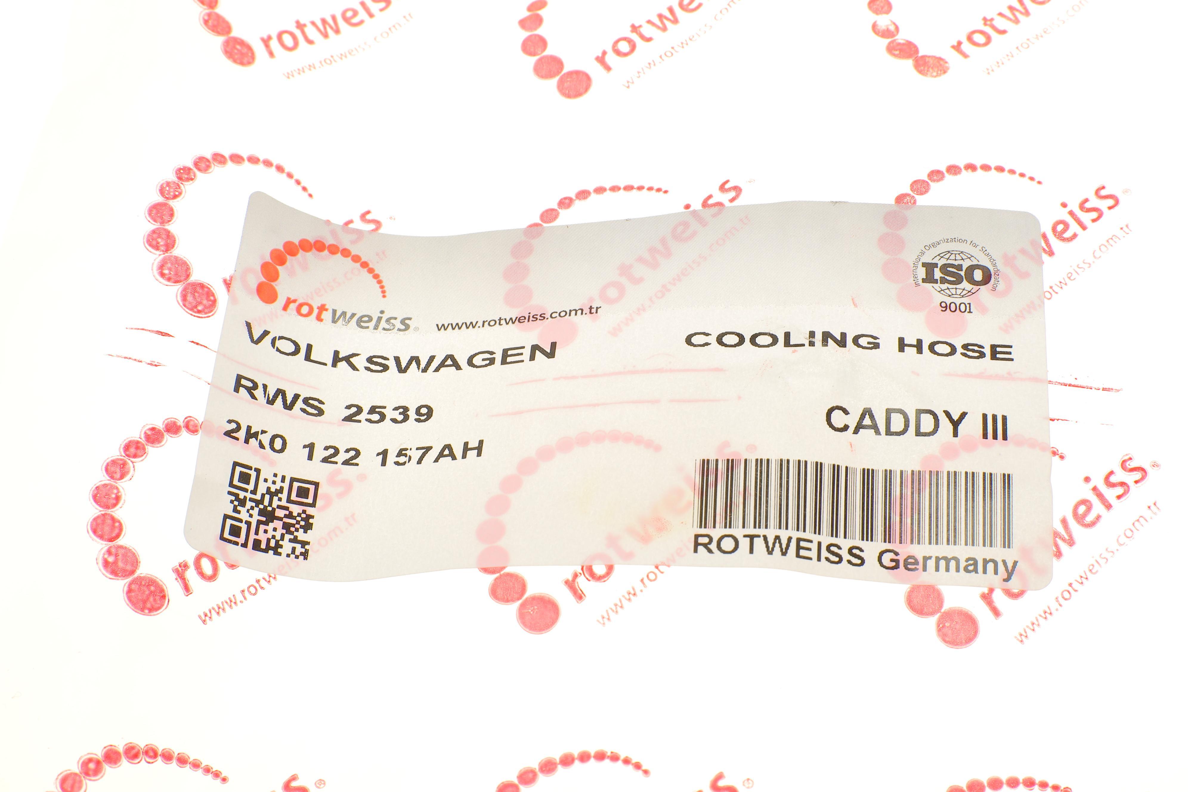 Патрубок радиатора VW Caddy 1.9/2.0TDI 04-10