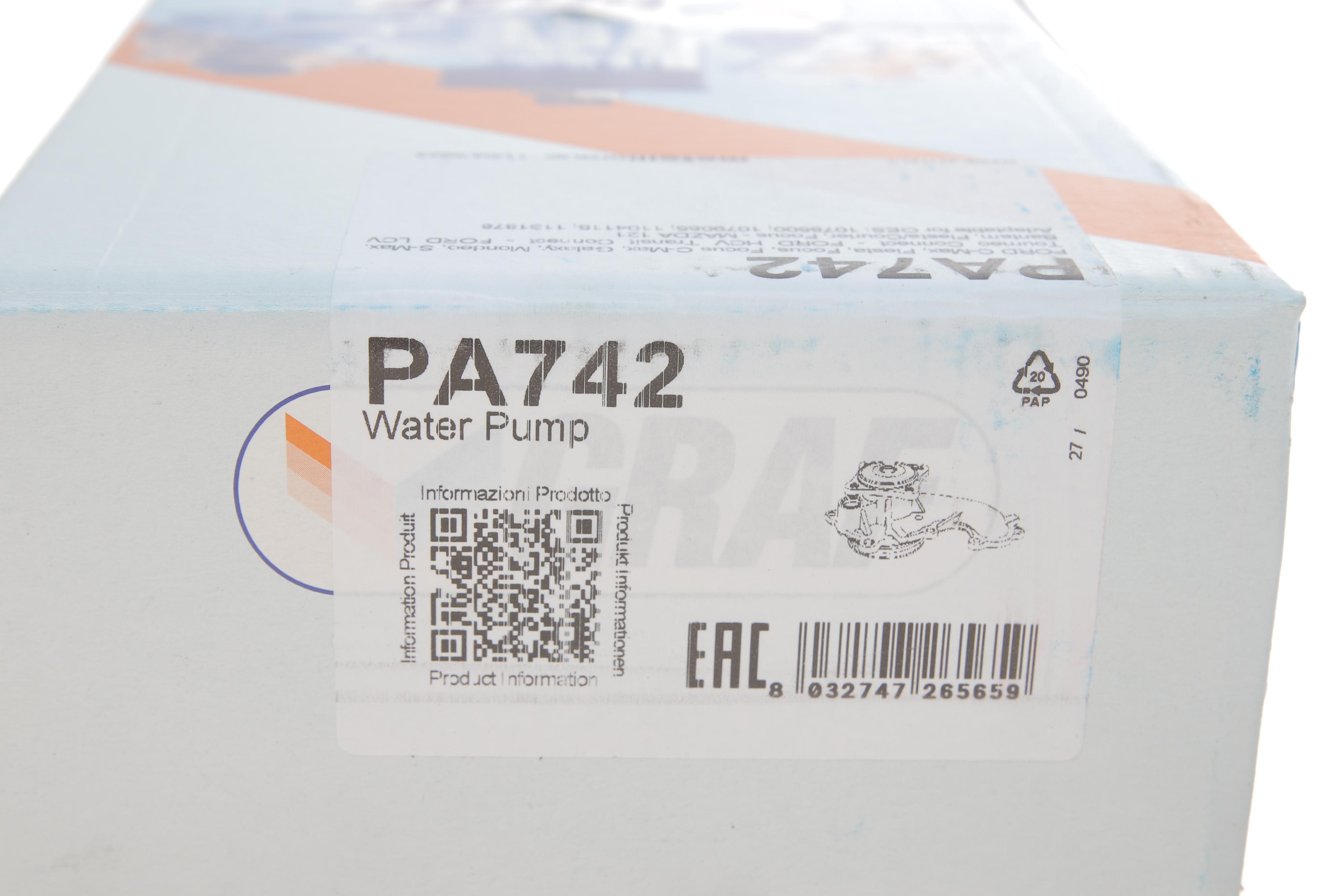 Помпа води Ford C-Max I/Focus I/II/Mondeo/Transit/Tourneo Connect 1.8DI/TDCi/TDDi 99- (R/B) (6 лоп.)