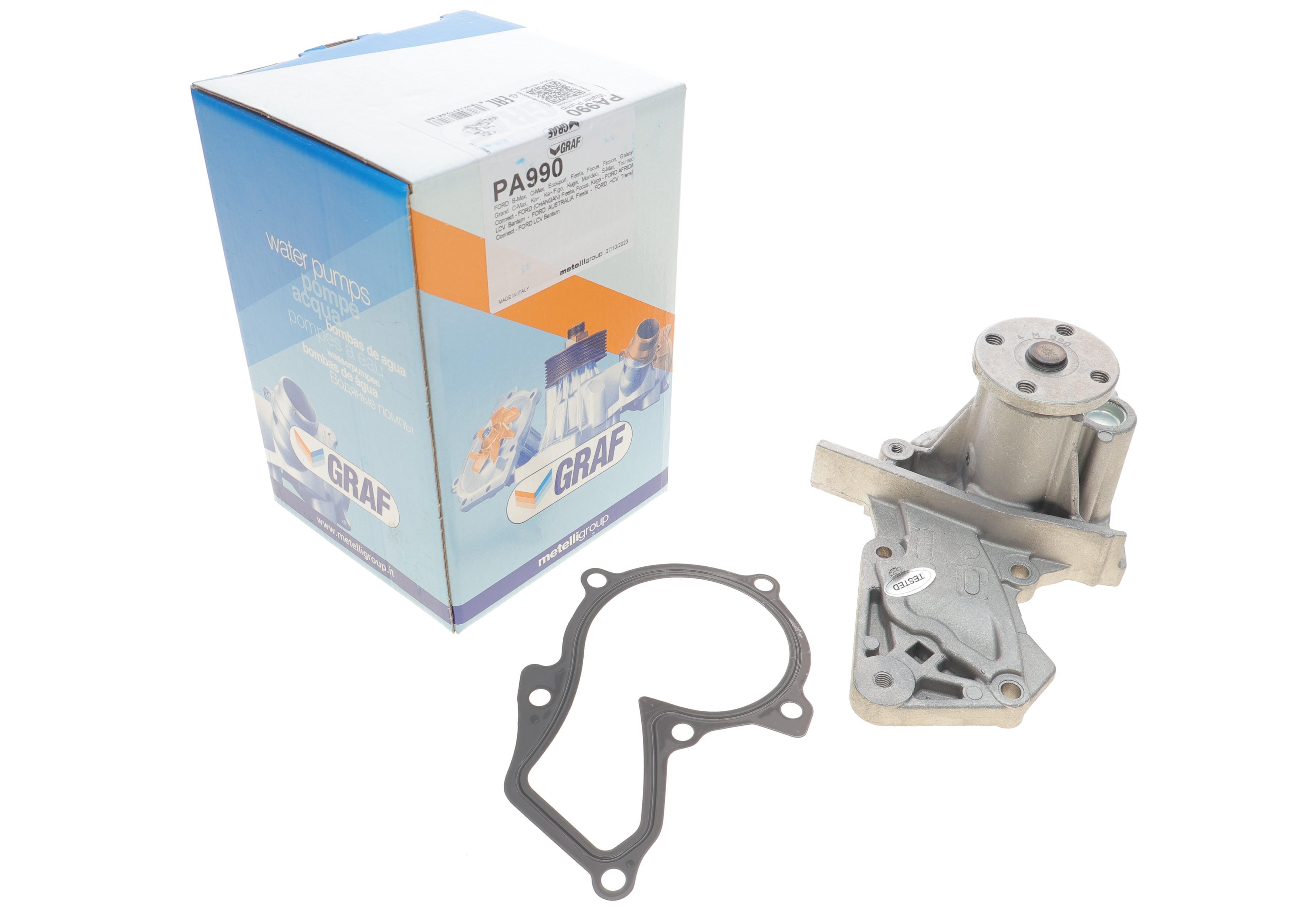 Помпа води Ford C-Max II/Focus II/III/Mondeo IV/Fiesta/Kuga/Connect/Volvo 1.4/1.6 13- (R/B) (6 лоп.)