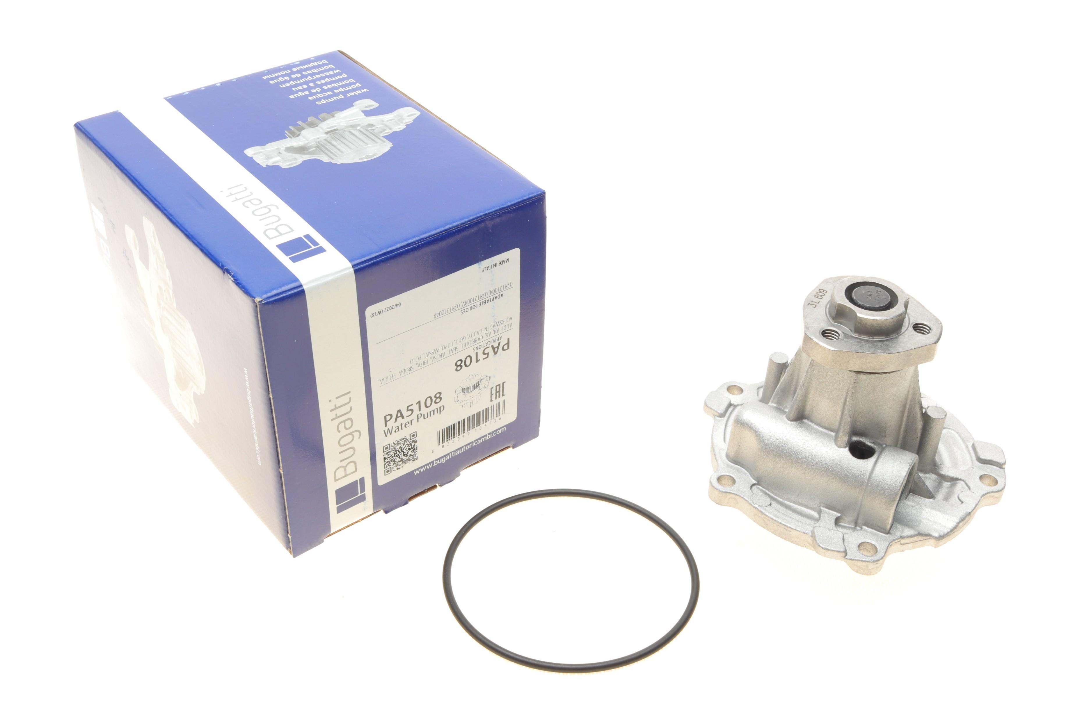 Помпа води Audi A4/A6/Skoda Felicia/VW Golf/Caddy/Passat/Polo 1.9D/TDI/SDI 95- (R/B)(6лоп)