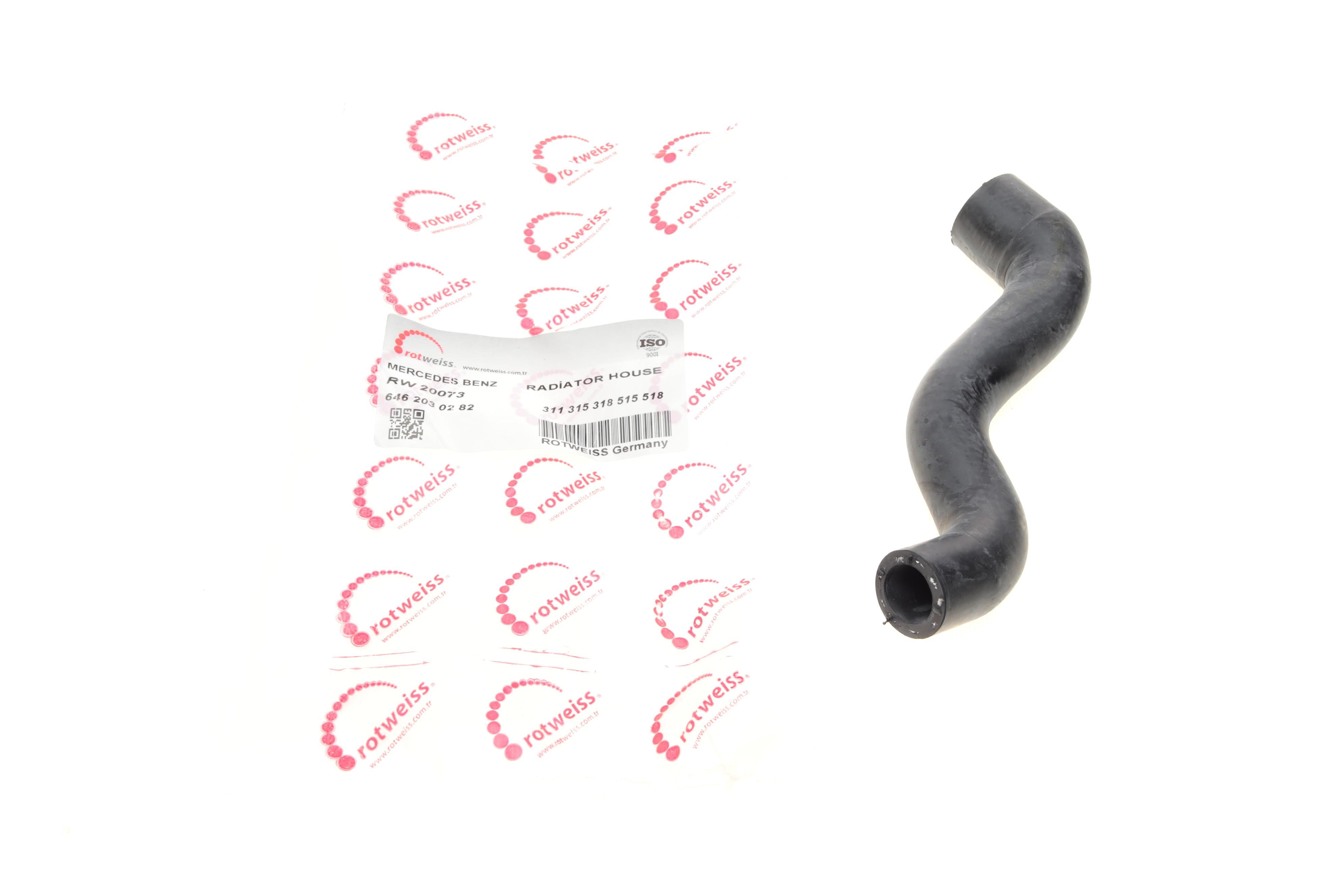 Патрубок радіатора MB Sprinter CDI (W906/OM646) 06- (теплообмінника)