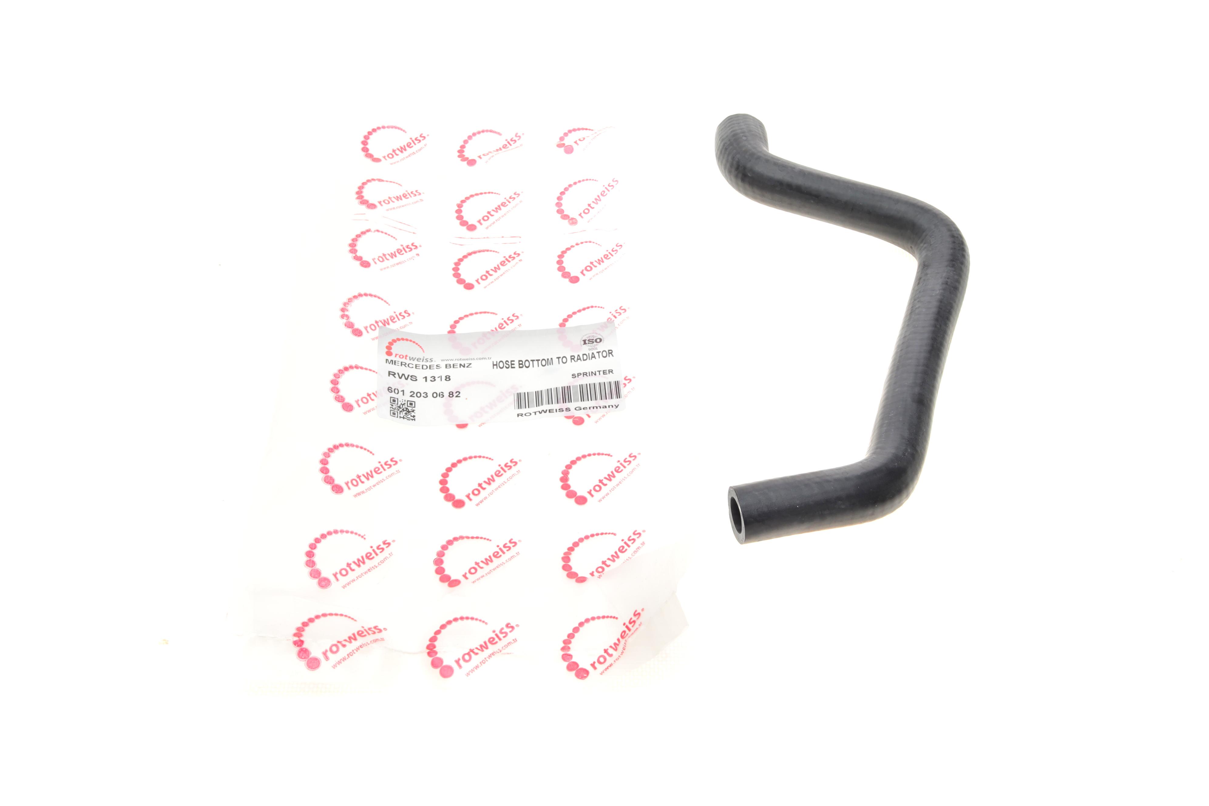 Патрубок системи охолодження MB Sprinter 2.9TDI 96-06 (OM601/602)