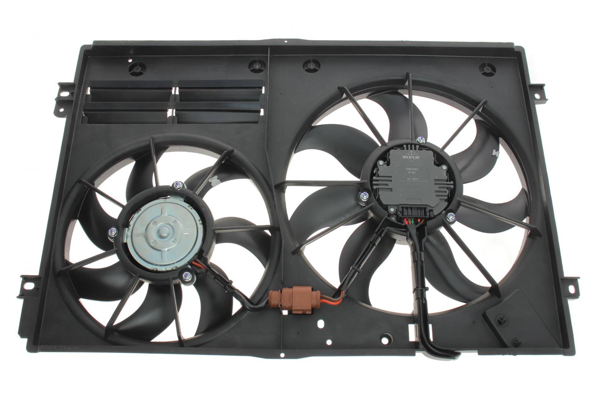 Вентилятор радіатора VW Caddy 1.9/2.0TDI 295mm (з дифузором)