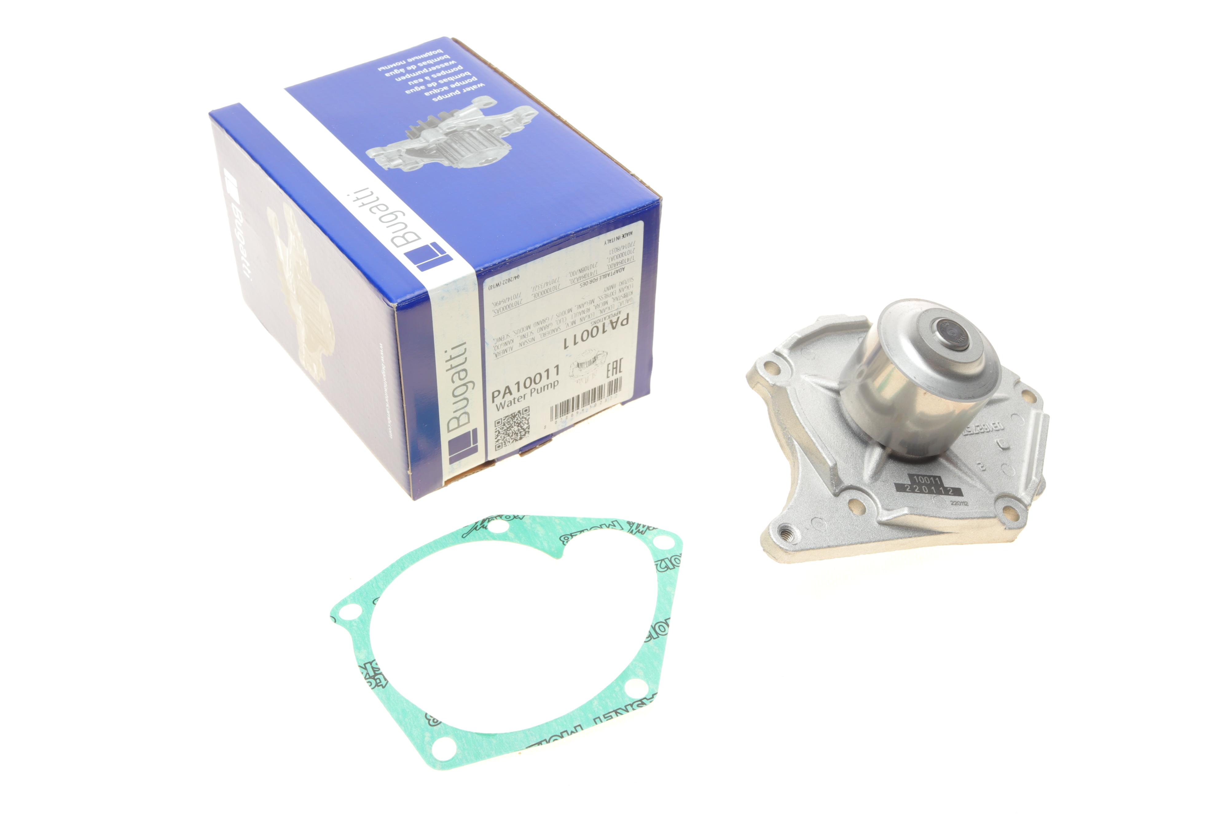 Помпа води Renault Kangoo/Megane/Scenic/Clio/Nissan Almera/Kubistar/Micra 1.5dCi 01- (B/B) (10 лоп)