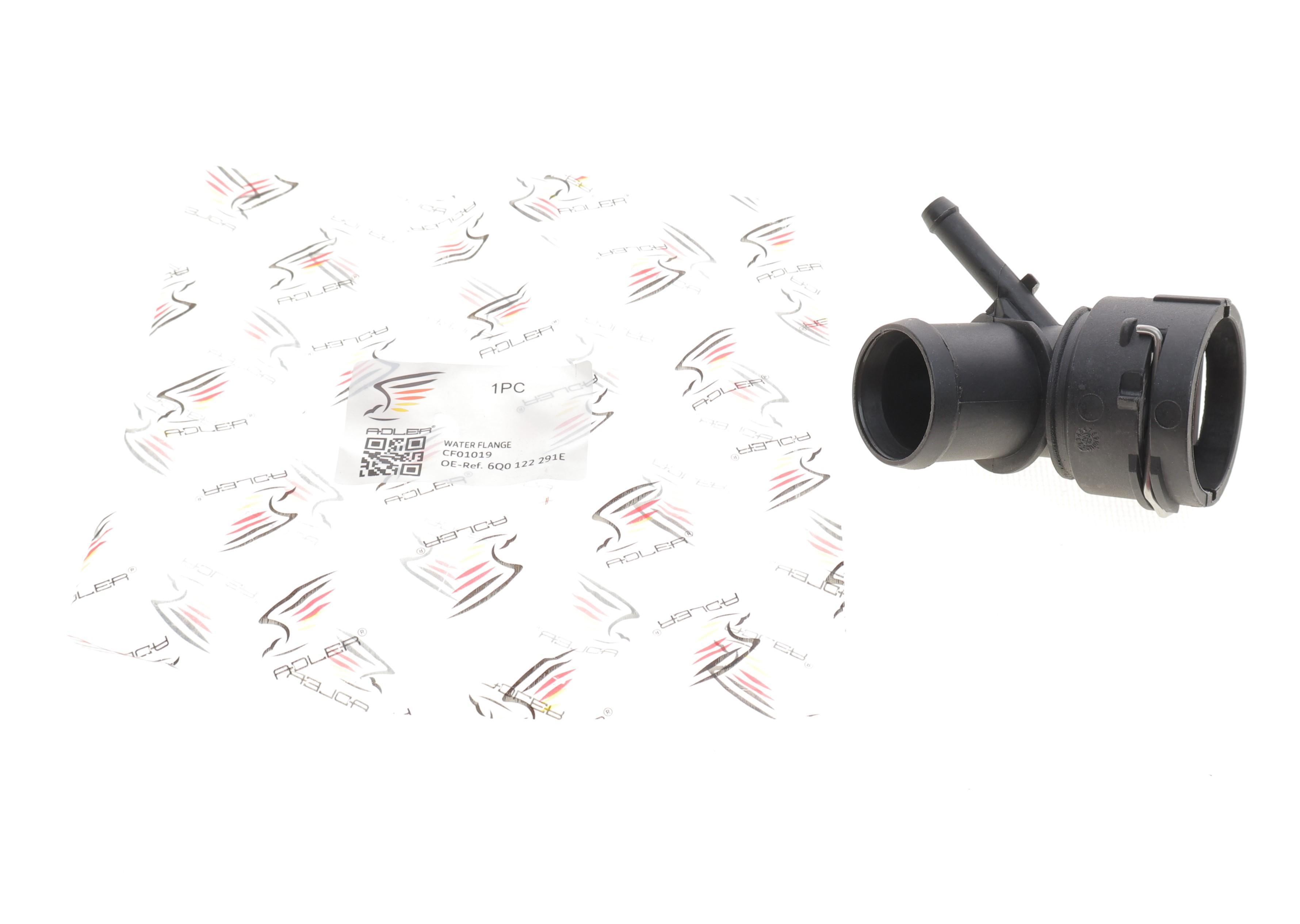 Фланець системи охолодження VW Caddy III 1.9 TDI/2.0 SDI 04-10