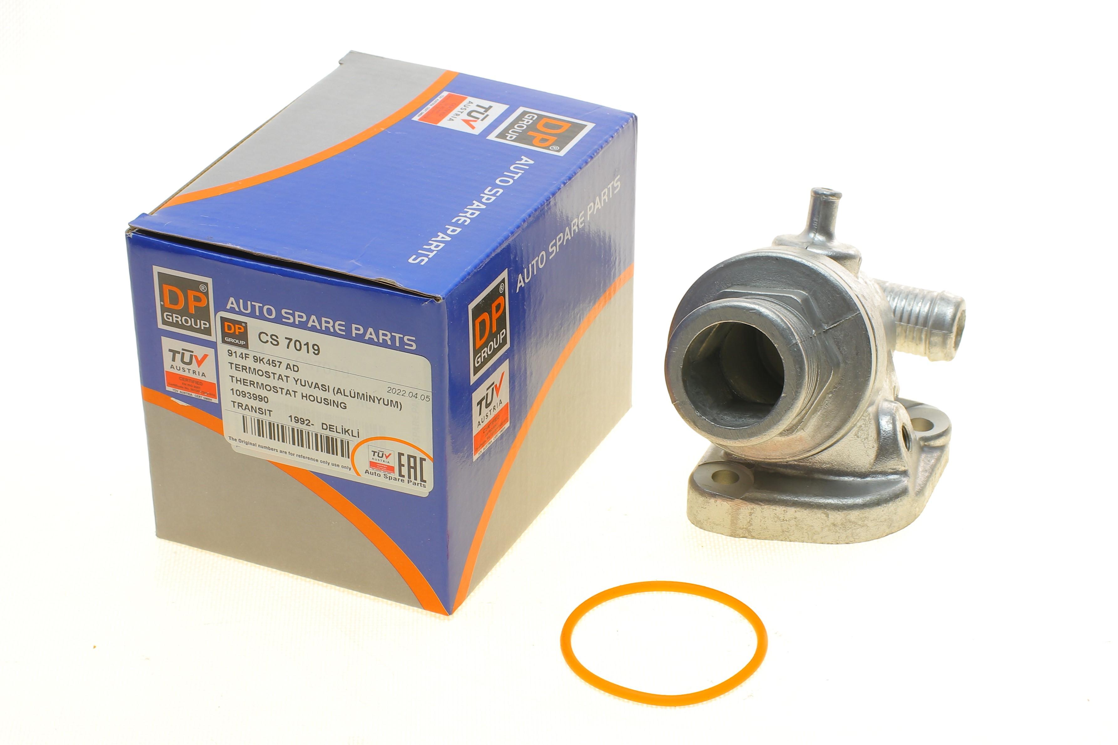 Корпус термостата Ford Transit 91- (залізний)(під датчик)