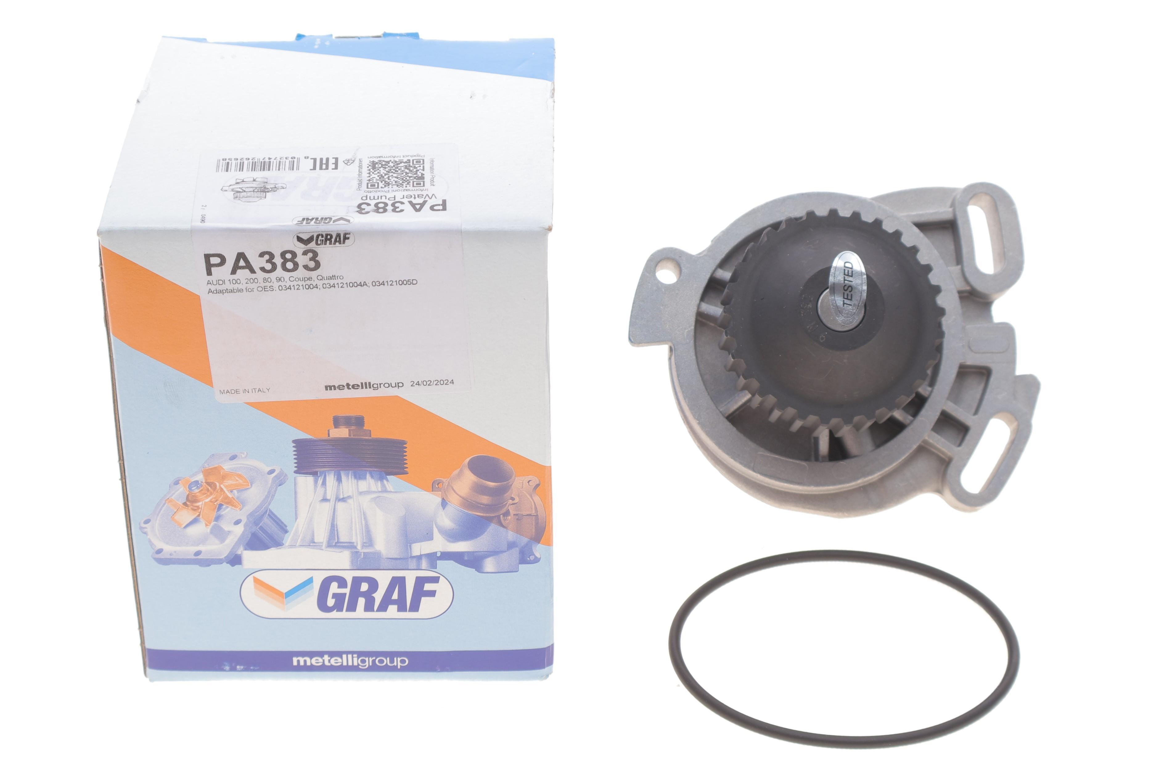 Помпа води Audi 100/200/90 1.9-2.3 82-91 (29z) (B/B) (5 лоп.)