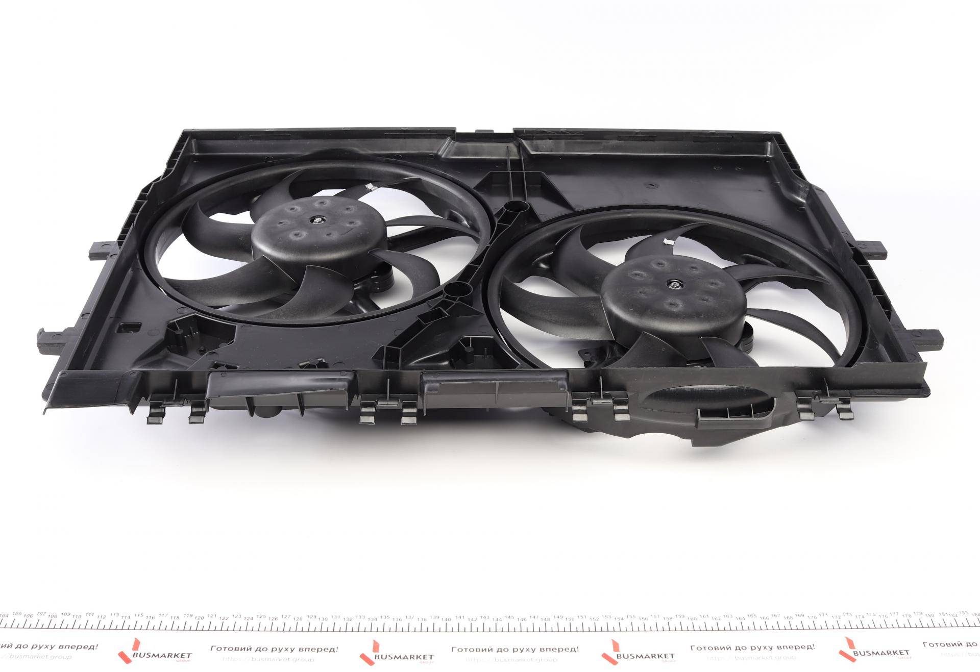 Вентилятор радіатора Fiat Ducato 2.0-3.0D 06- (з дифузором)