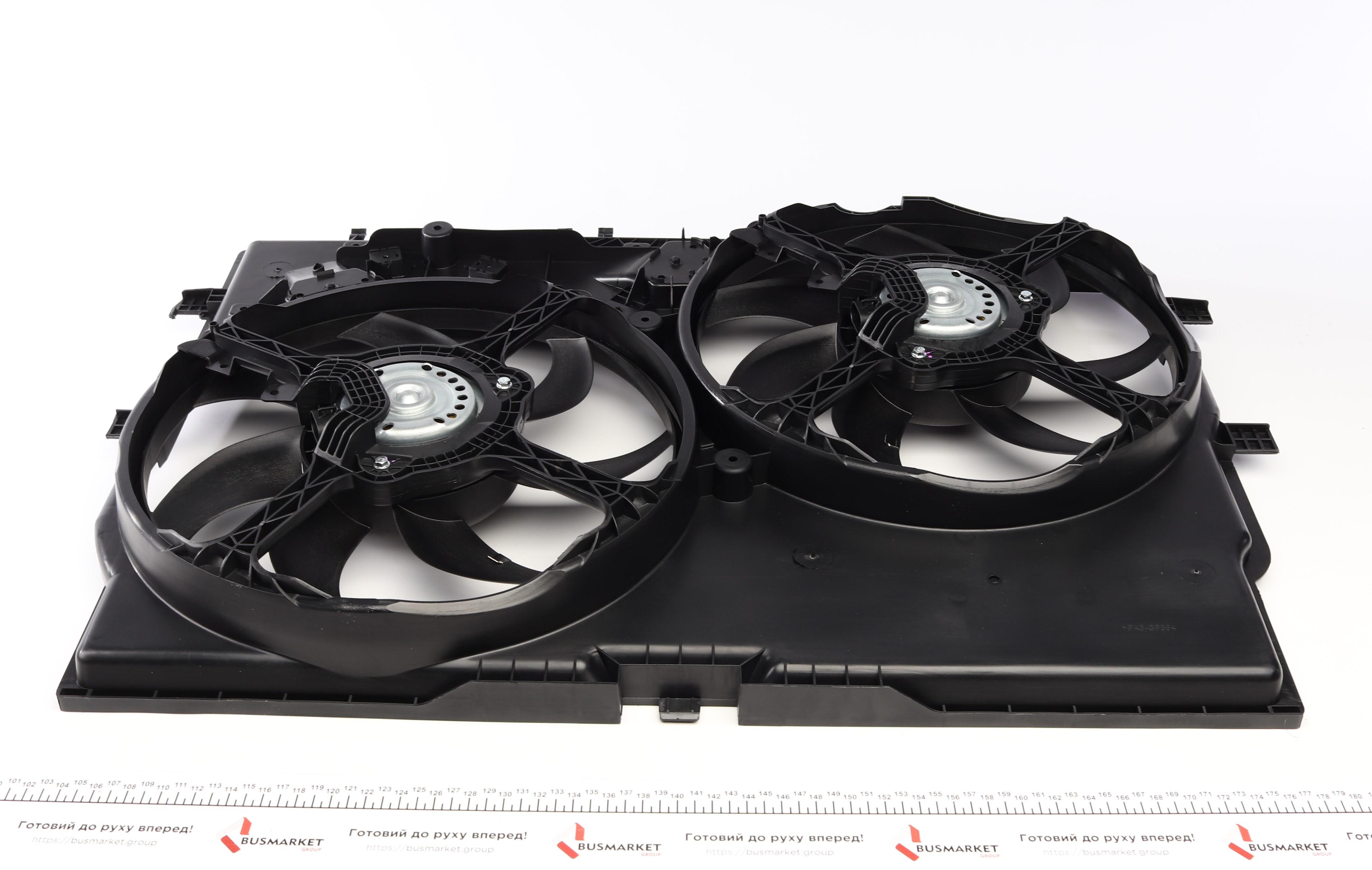 Вентилятор радіатора Fiat Ducato 2.0-3.0D 06- (з дифузором)