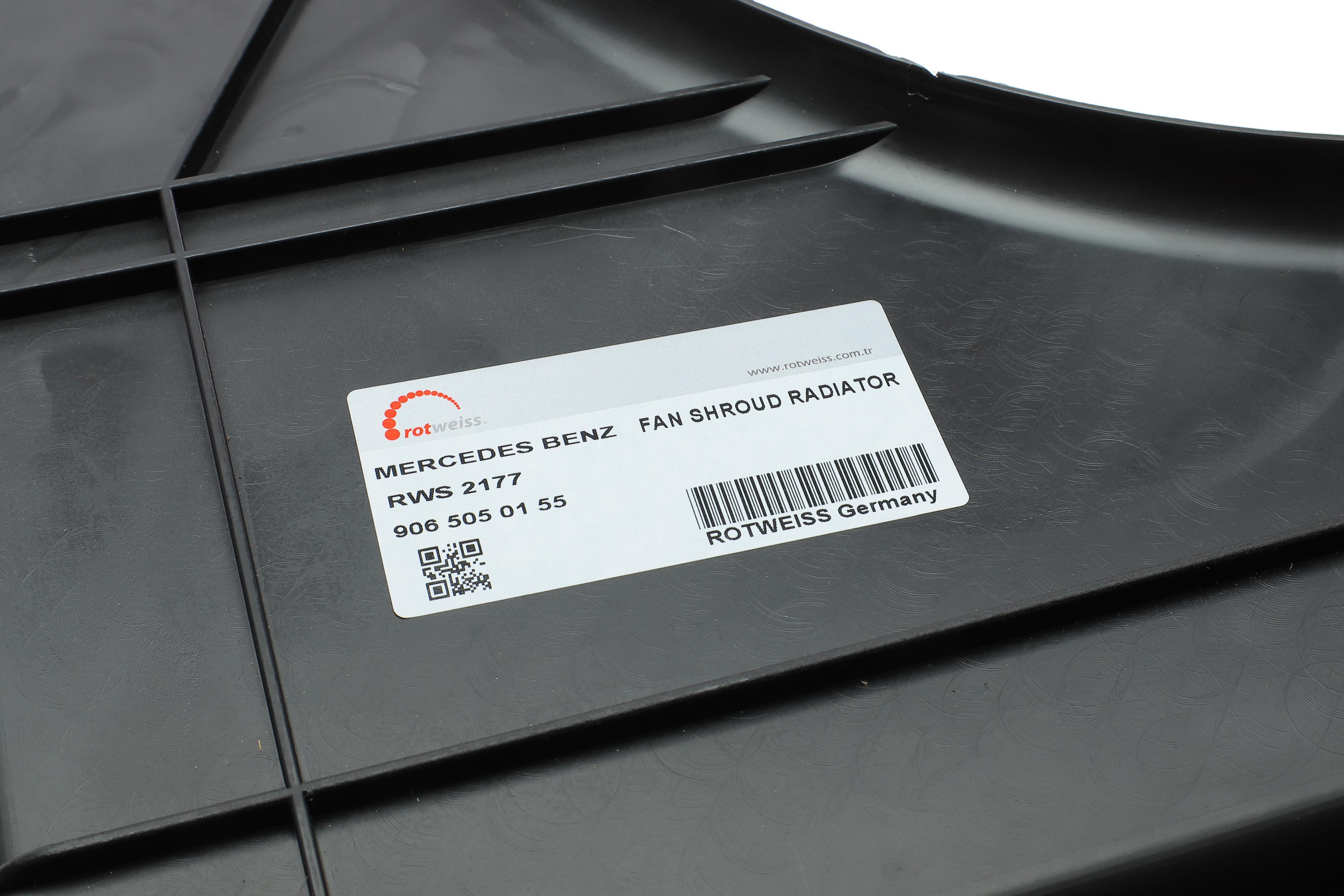 Дифузор радіатора MB Sprinter 318 OM642 3.0 06-