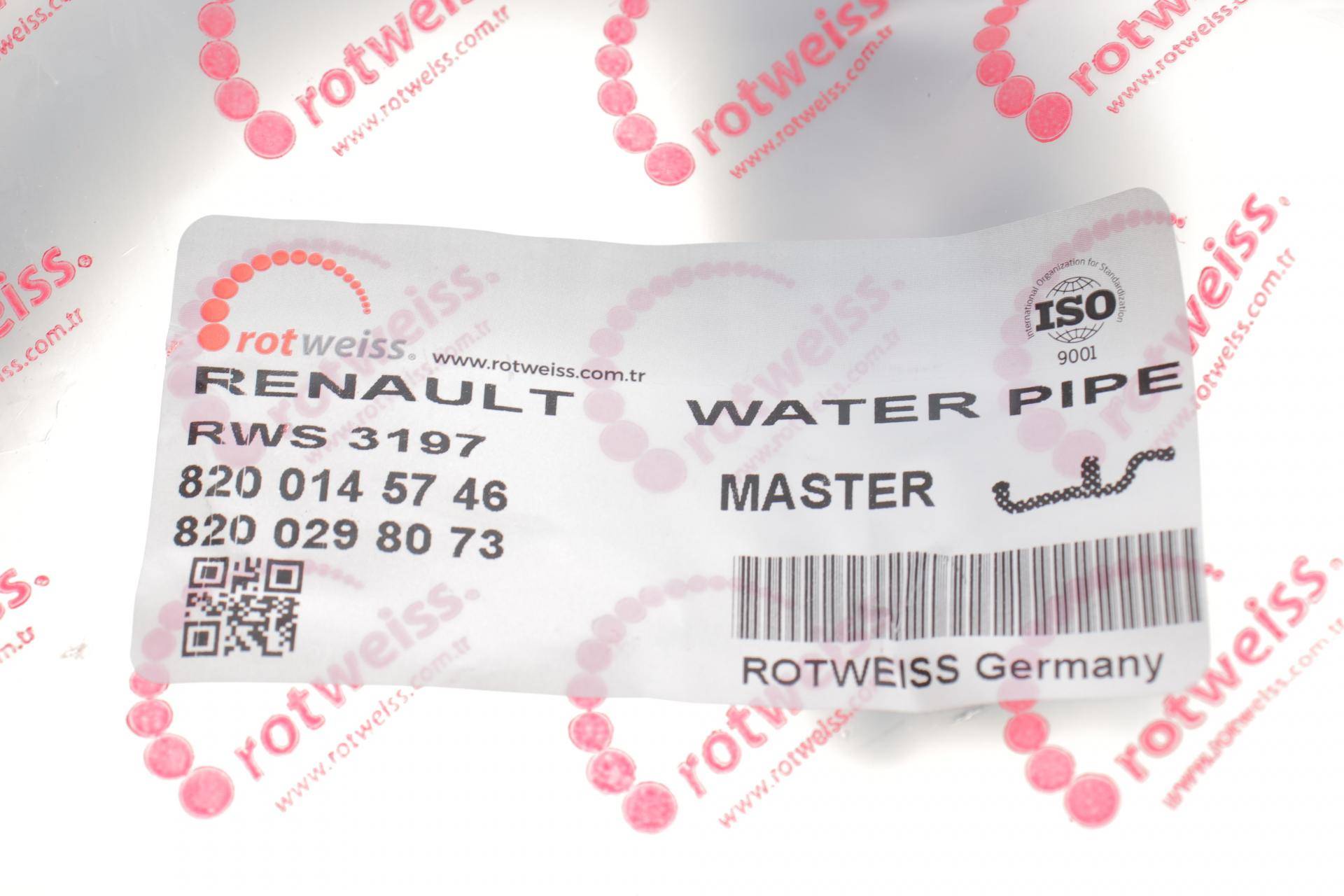 Патрубок системи охолодження Renault Master 2.5 dCi 01-