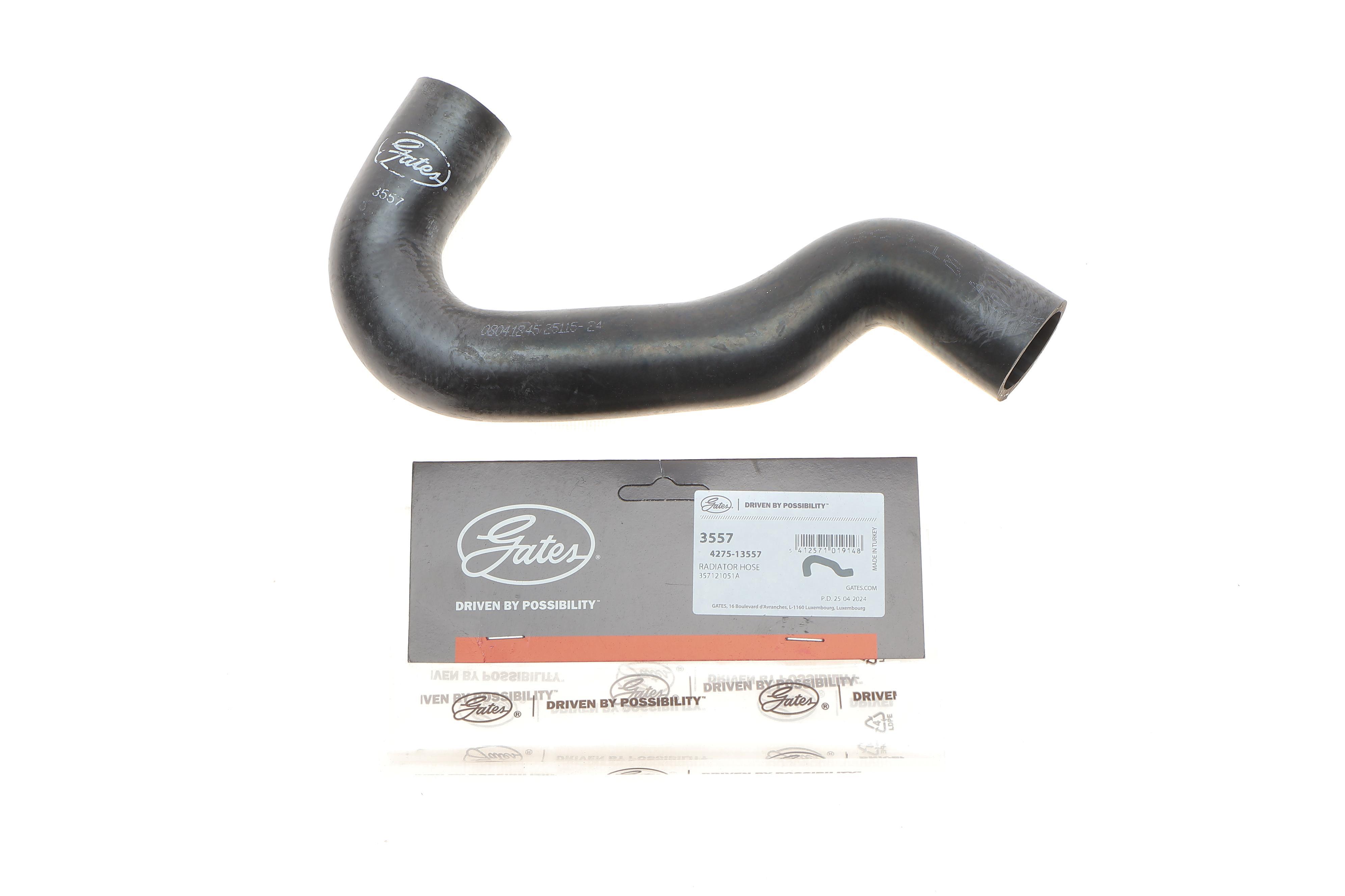 Патрубок радіатора (нижній) VW Golf II 1.6/1.8i 83-92